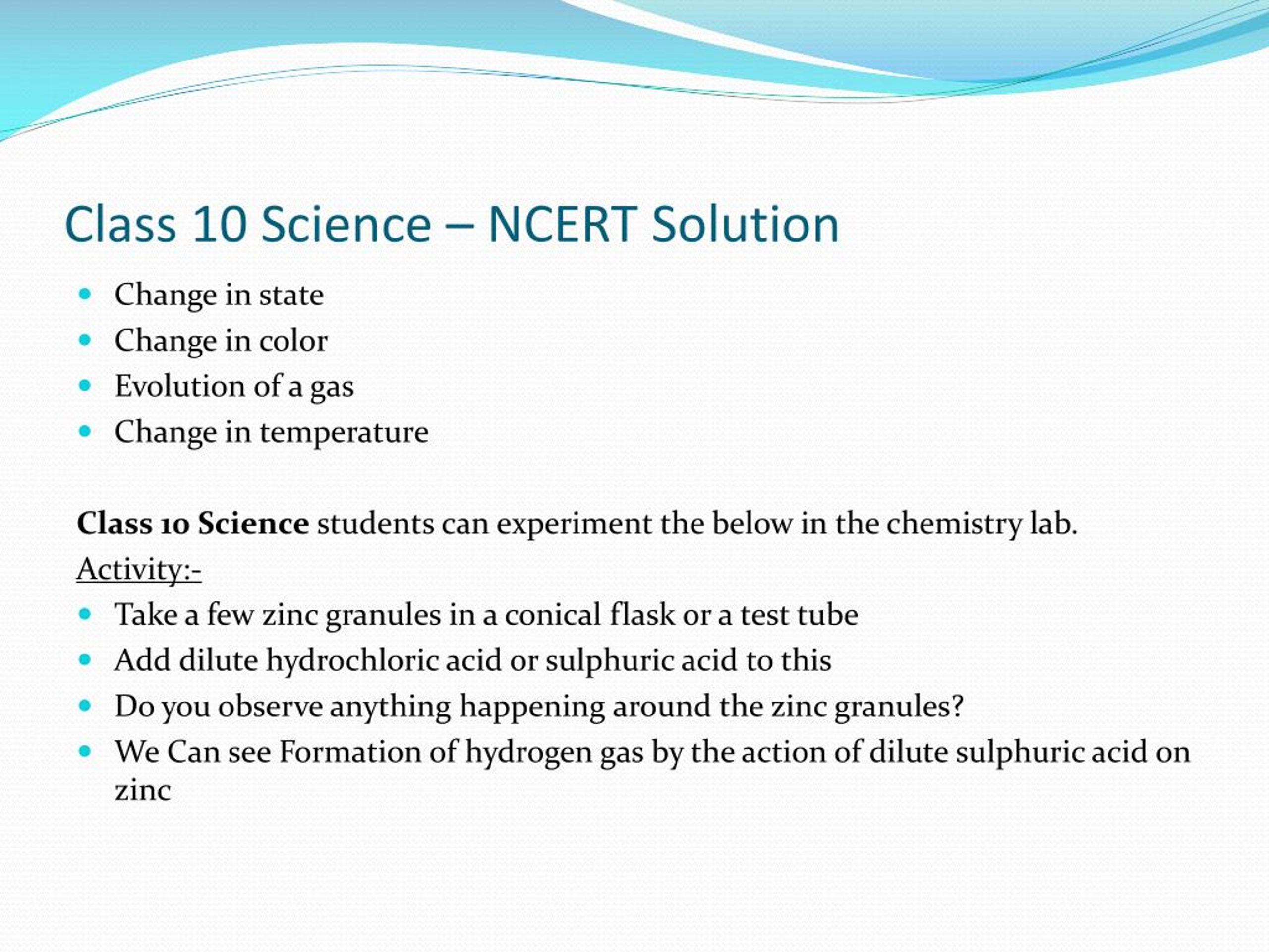 PPT Class 10 Science NCERT Solution by takshilalearning PowerPoint