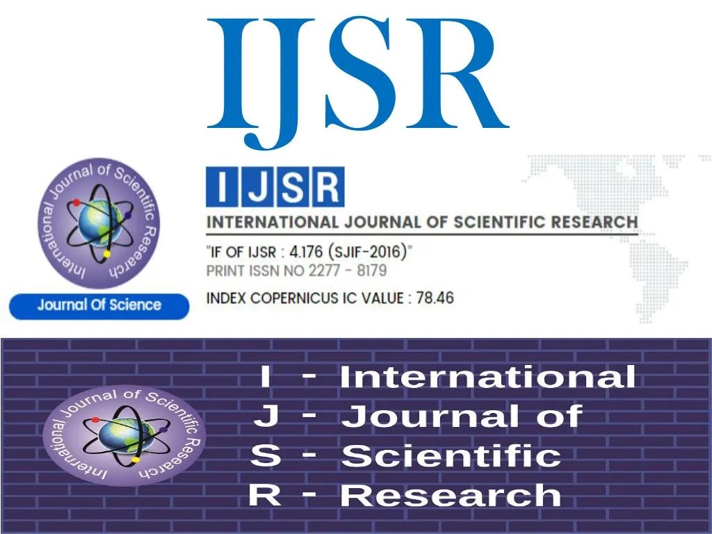 PPT IJSR International Journal of Scientific Research PowerPoint