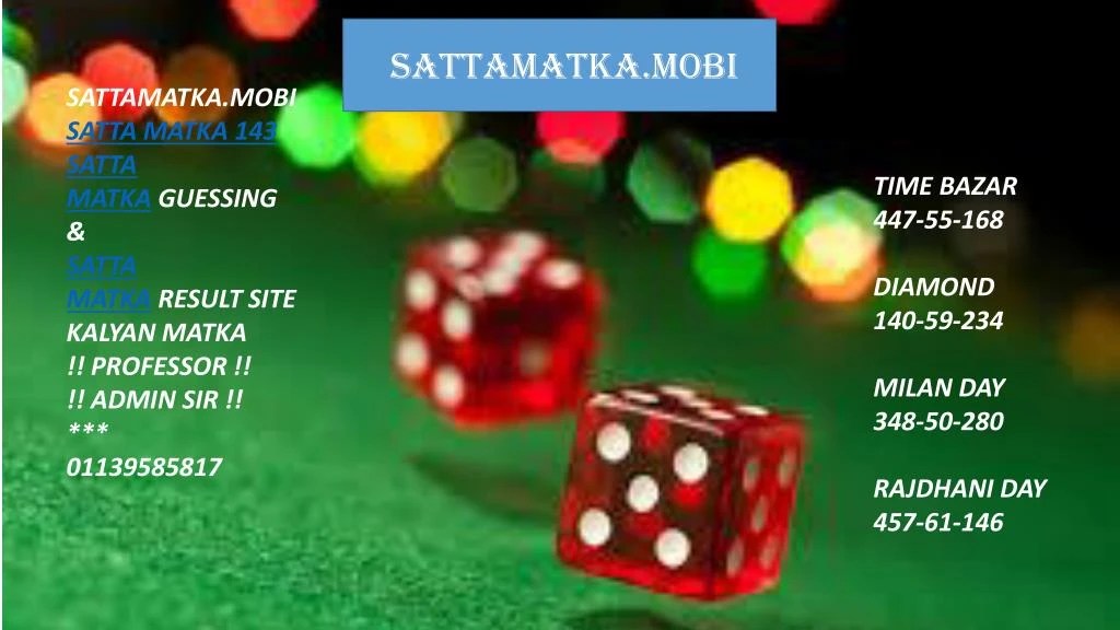 PPT Best Online Satta Gaming Platform is Sattamatka.Mobi PowerPoint