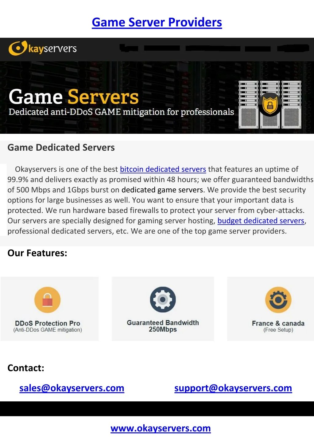 PPT Best Game Server Providers PowerPoint Presentation, free download