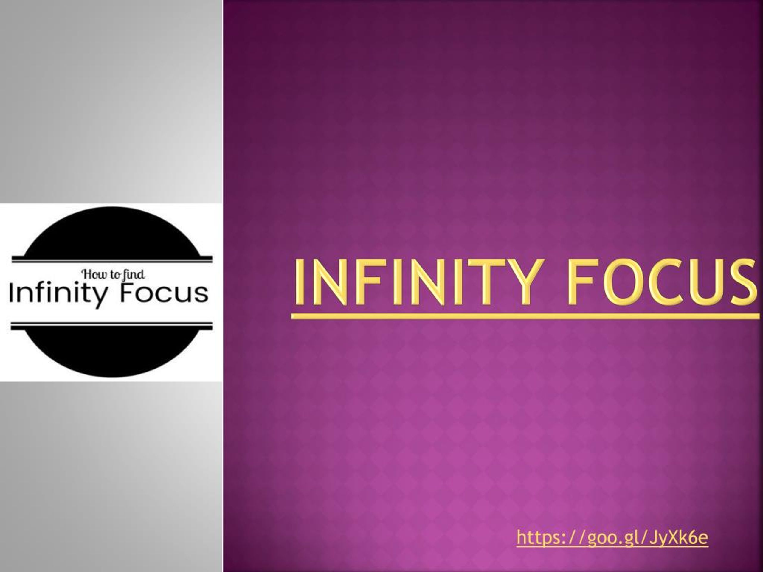 PPT How to Find Infinity Focus on Your Lens The Photographers Blog