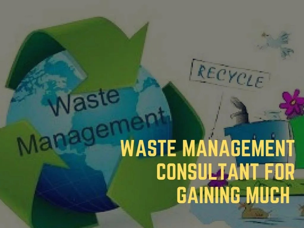PPT Waste Management Consultant for Gaining Much PowerPoint