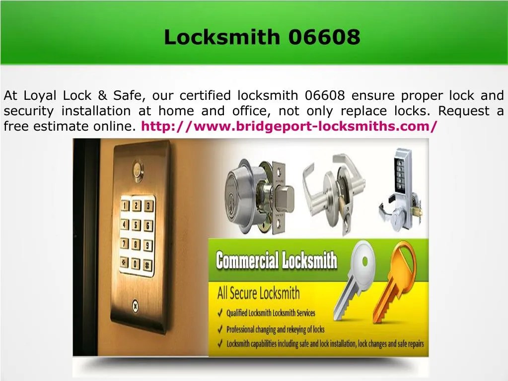 PPT Locksmith 06604 PowerPoint Presentation, free download ID7696133