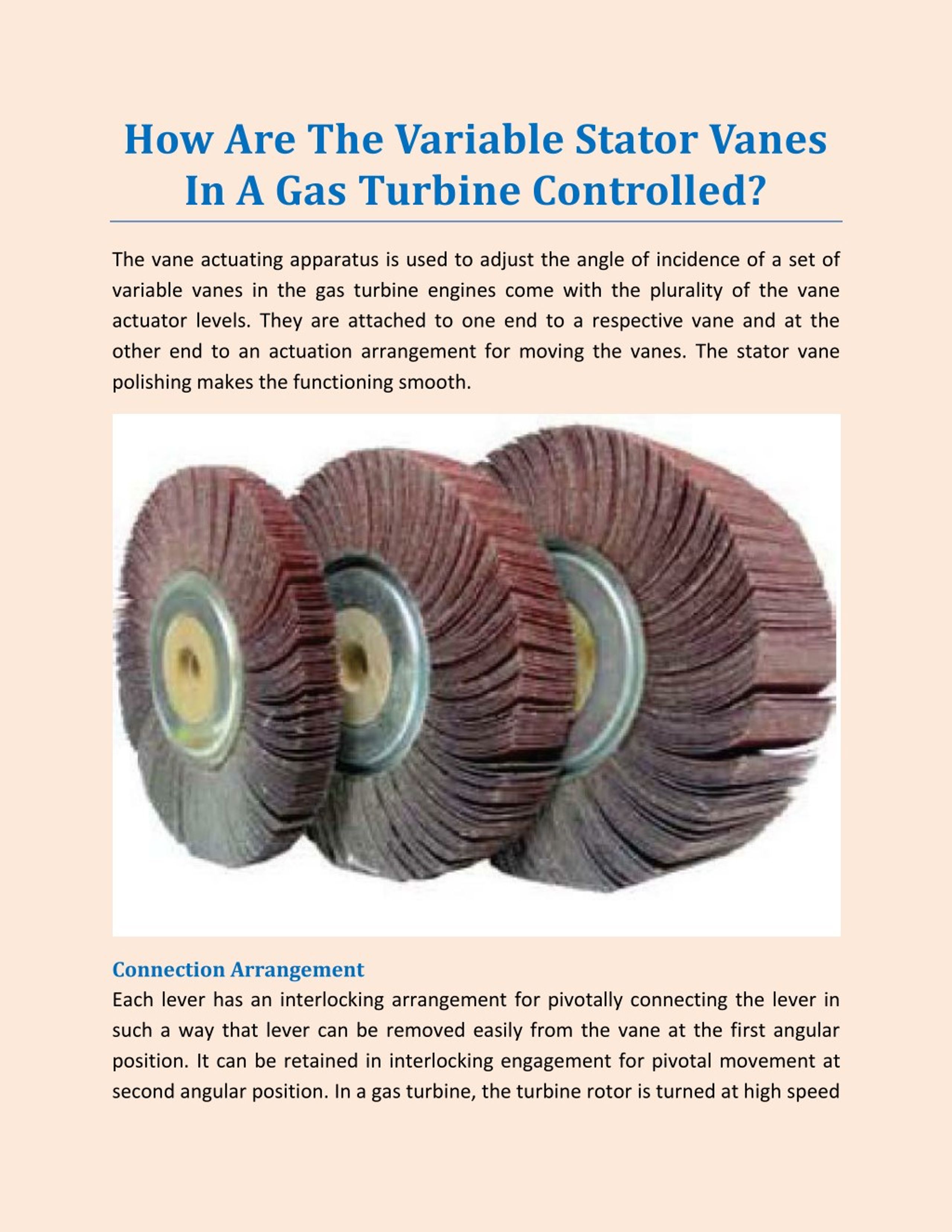 PPT How Are The Variable Stator Vanes In A Gas Turbine Controlled