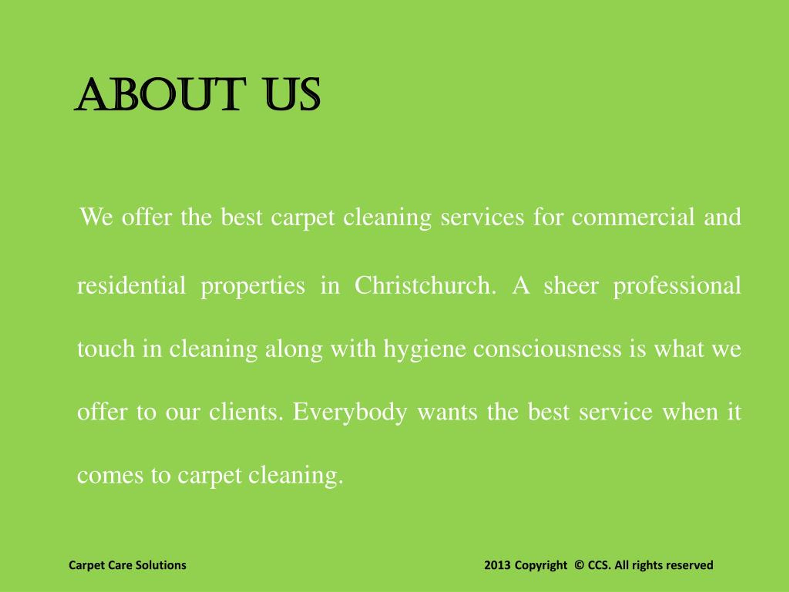 PPT Carpet Cleaners Christchurch PowerPoint Presentation, free