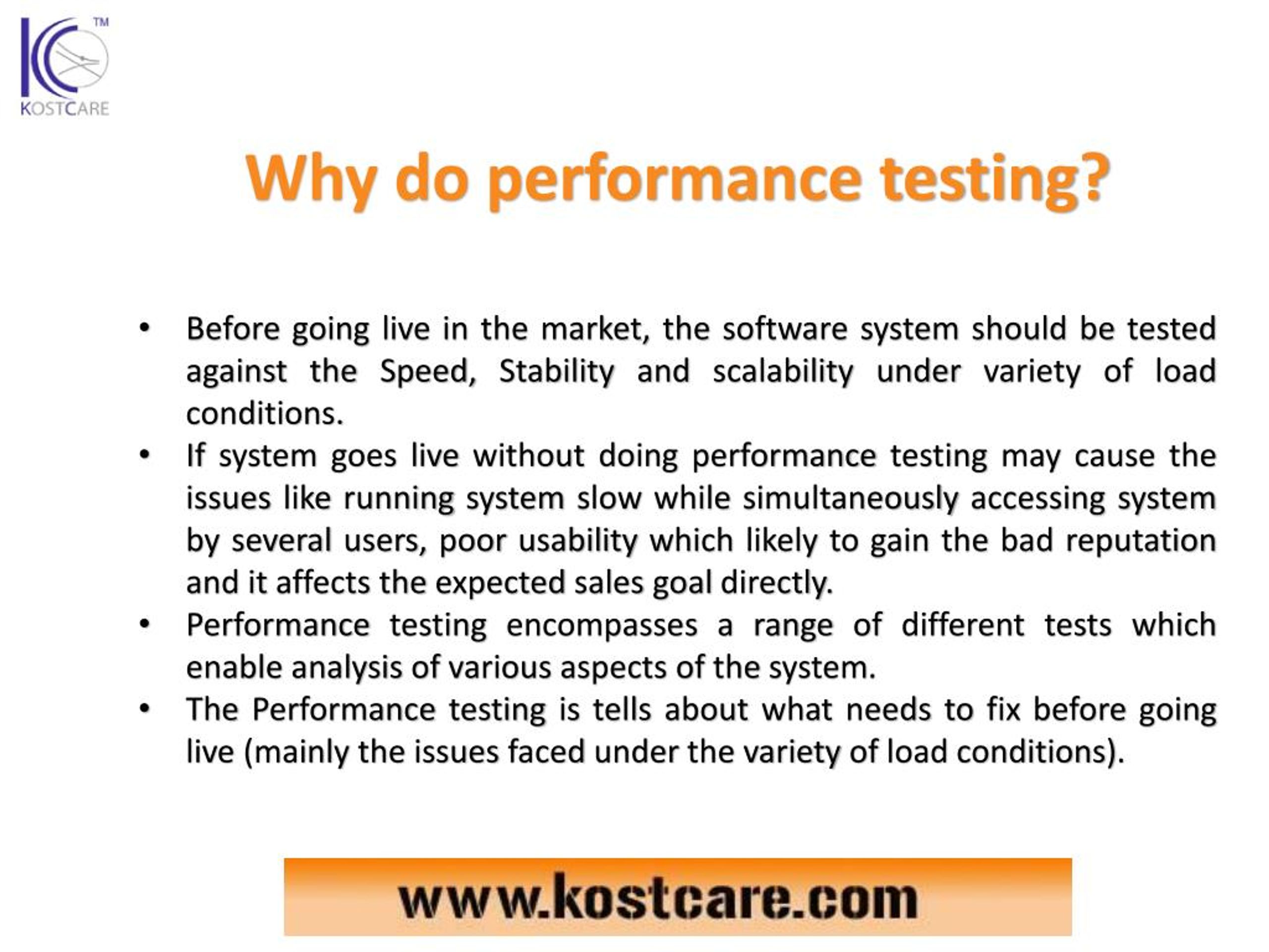 PPT Performance Testing And Its Type Benefits Of Performance
