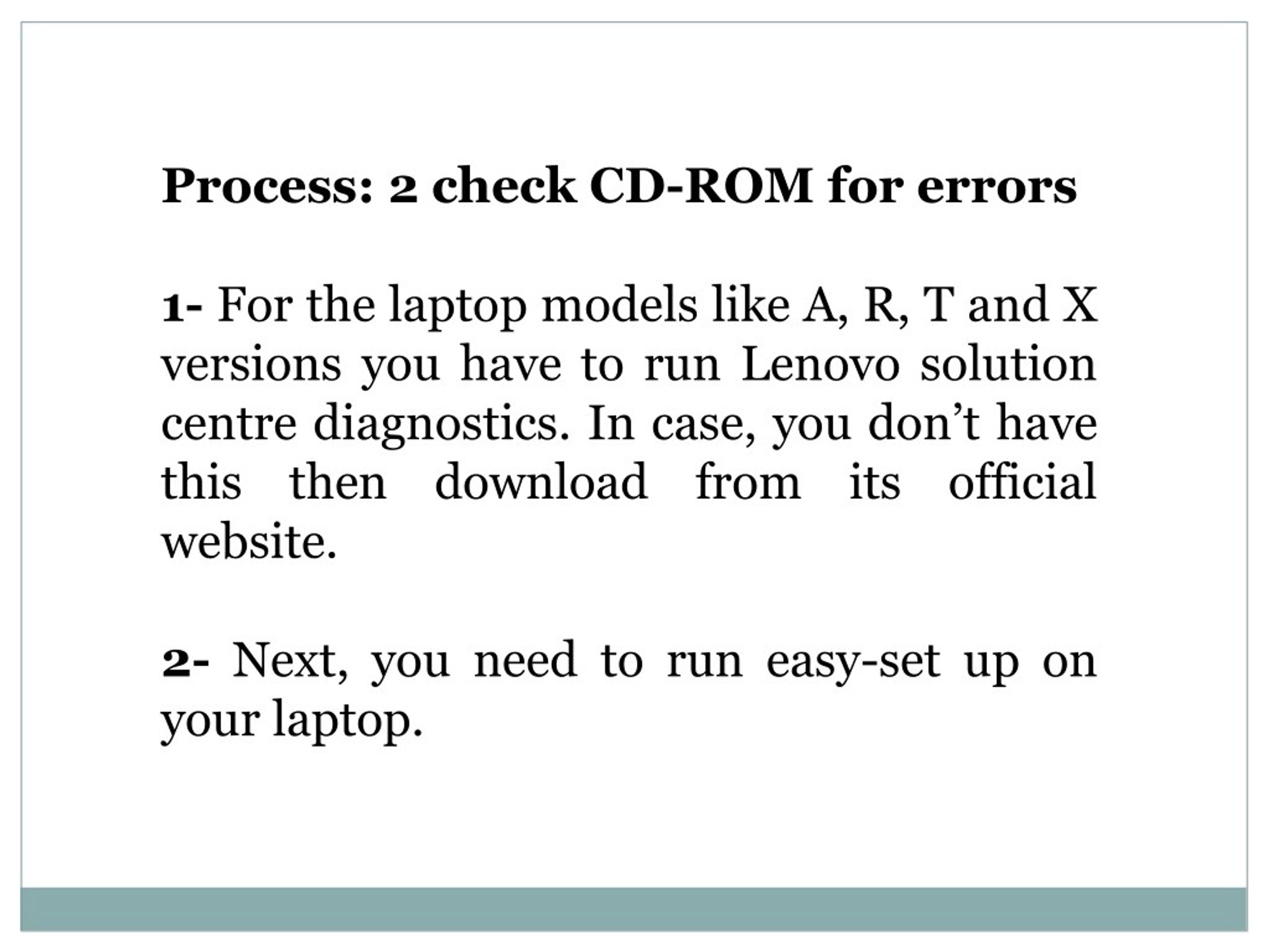 PPT What are the steps to fix cd rom not working in lenovo laptop