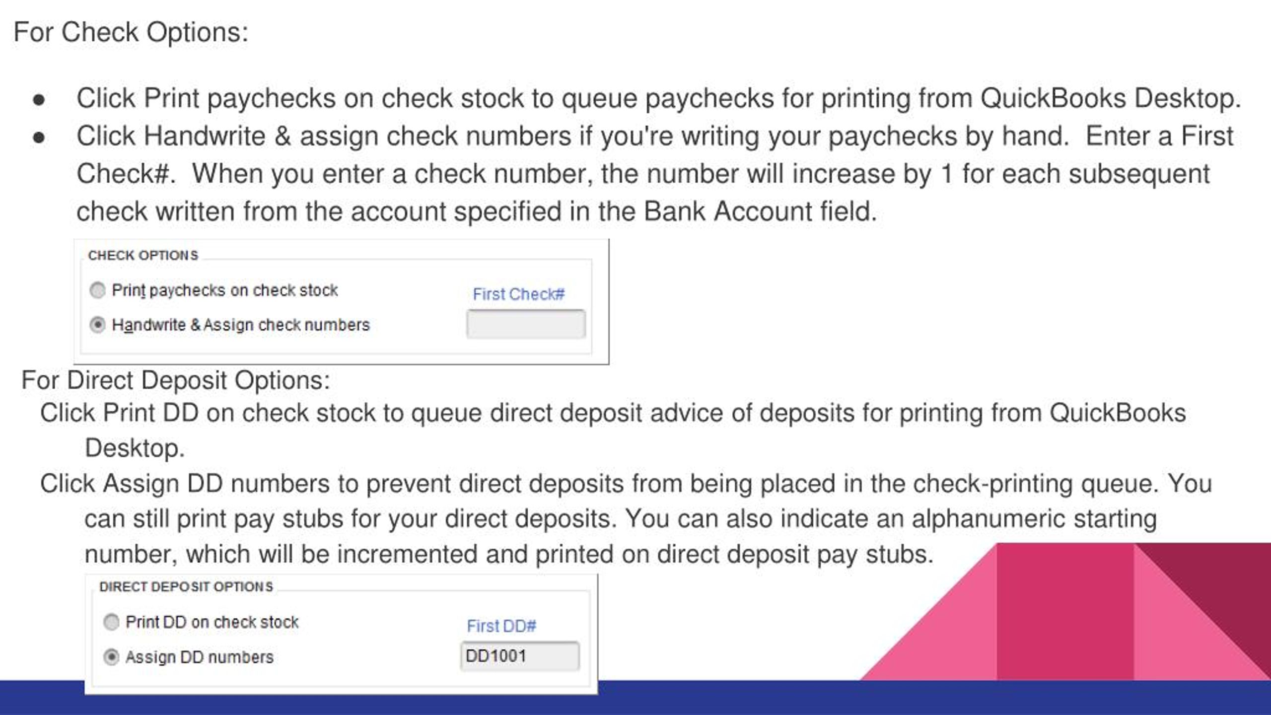 PPT How To Print Paycheck In QuickBooks Desktop Payroll PowerPoint