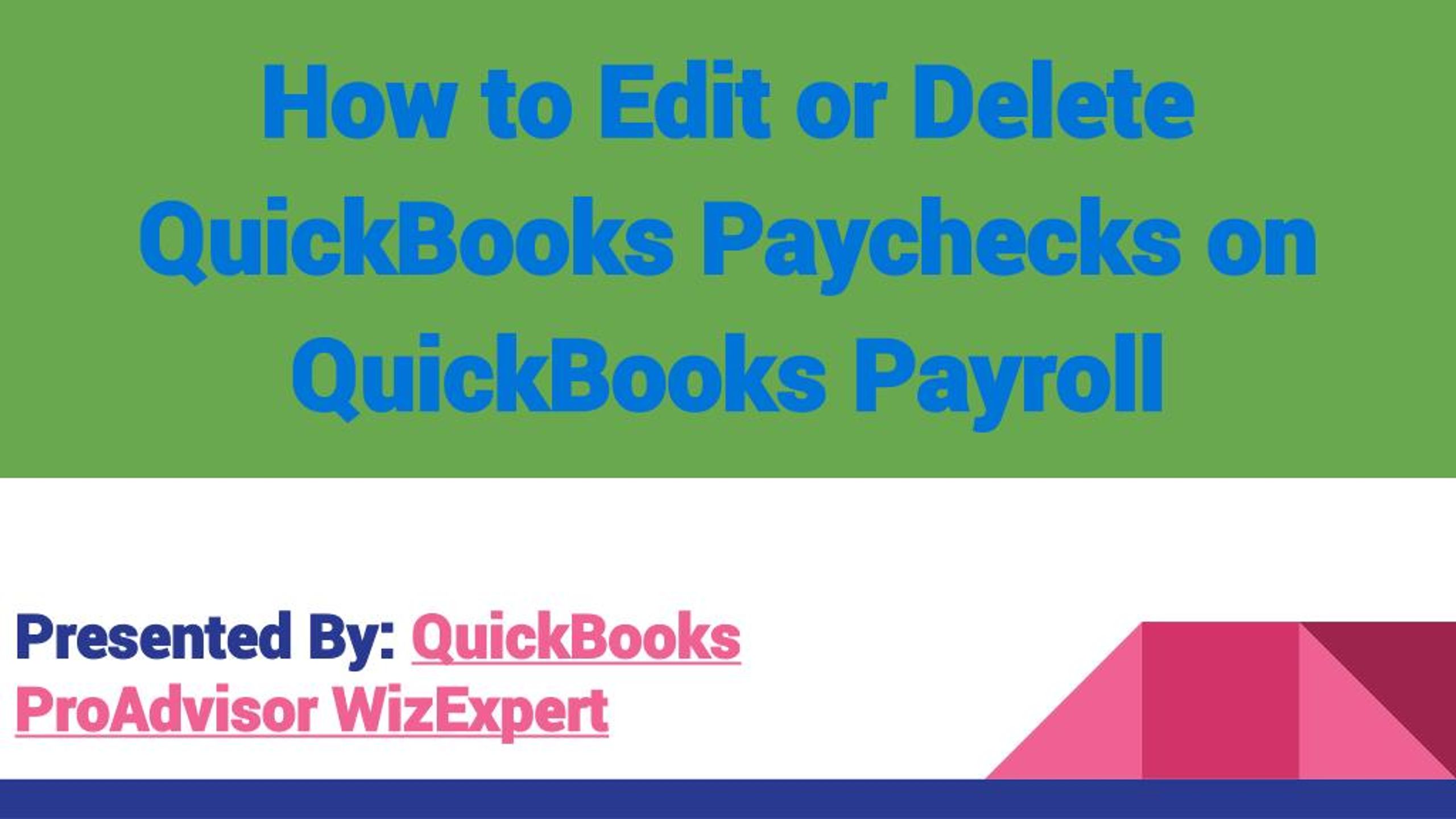 How To Do Payroll In QuickBooks In 5 Easy Steps Merchant.