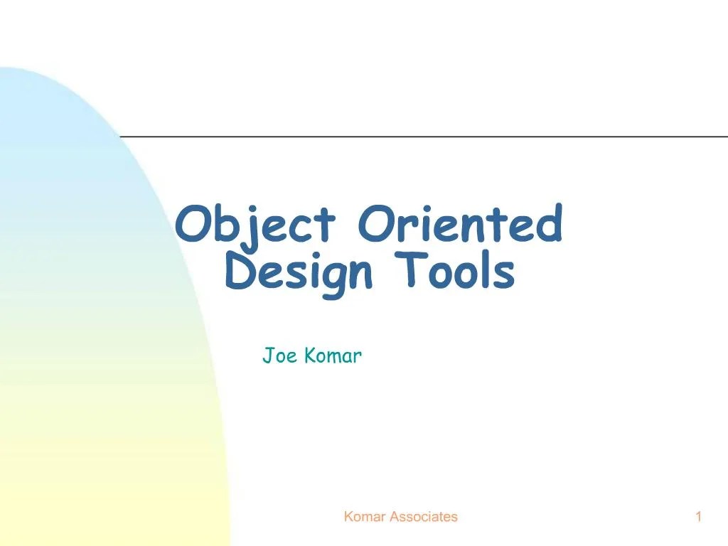 PPT Object Oriented Design Tools PowerPoint Presentation, free download ID775796