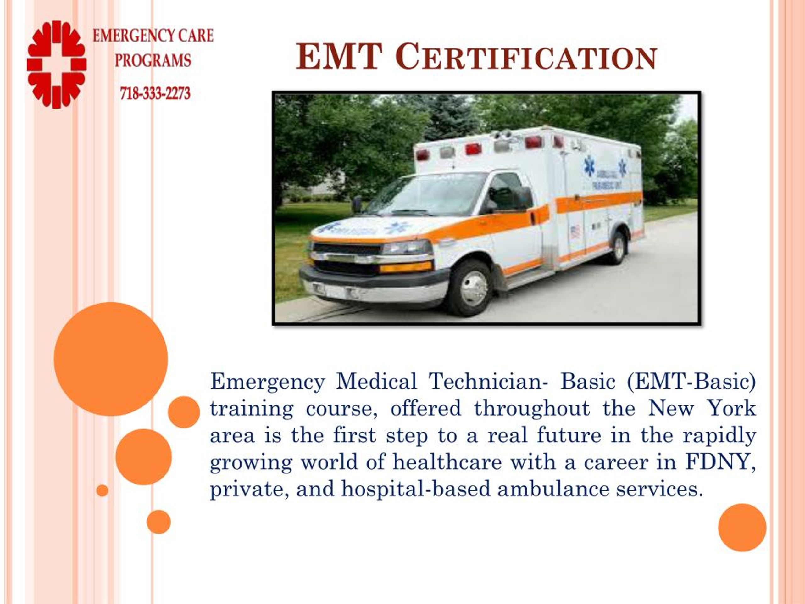PPT EMT Certification PowerPoint Presentation, free download ID7759943