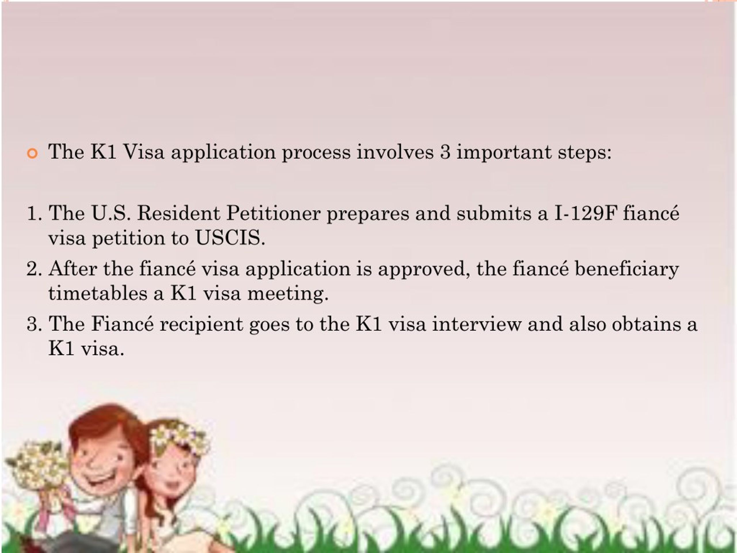 PPT StepByStep Guide for K1 FiancÃ© Visa Process PowerPoint