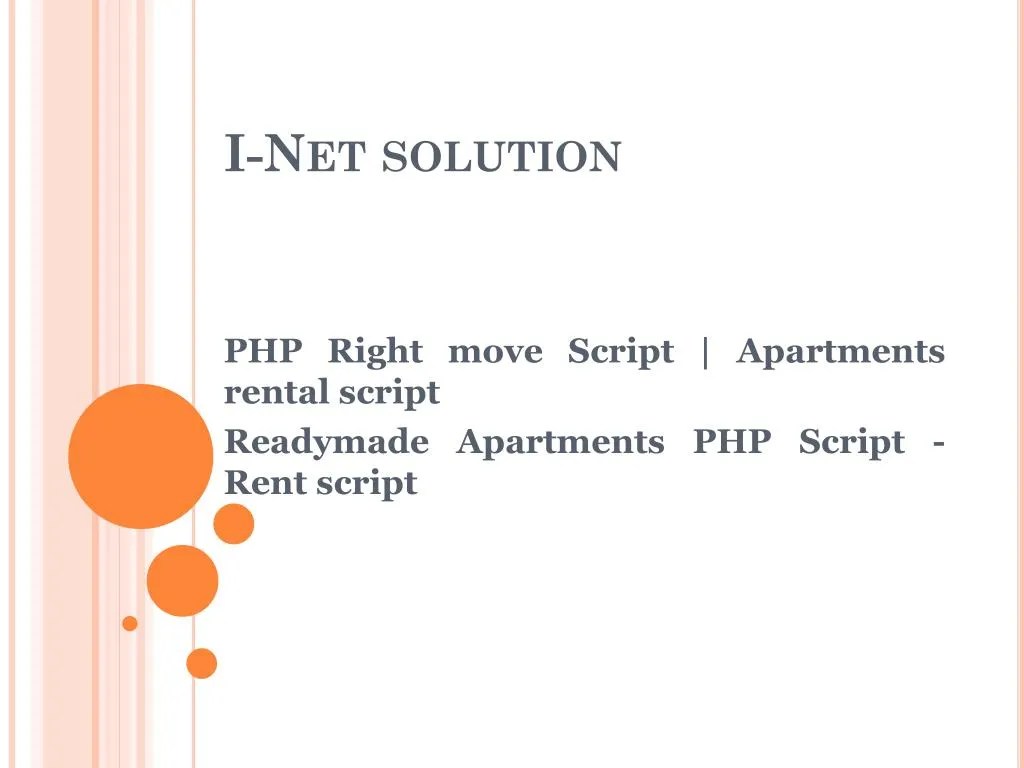 PPT PHP Right move Script Apartments rental script Readymade