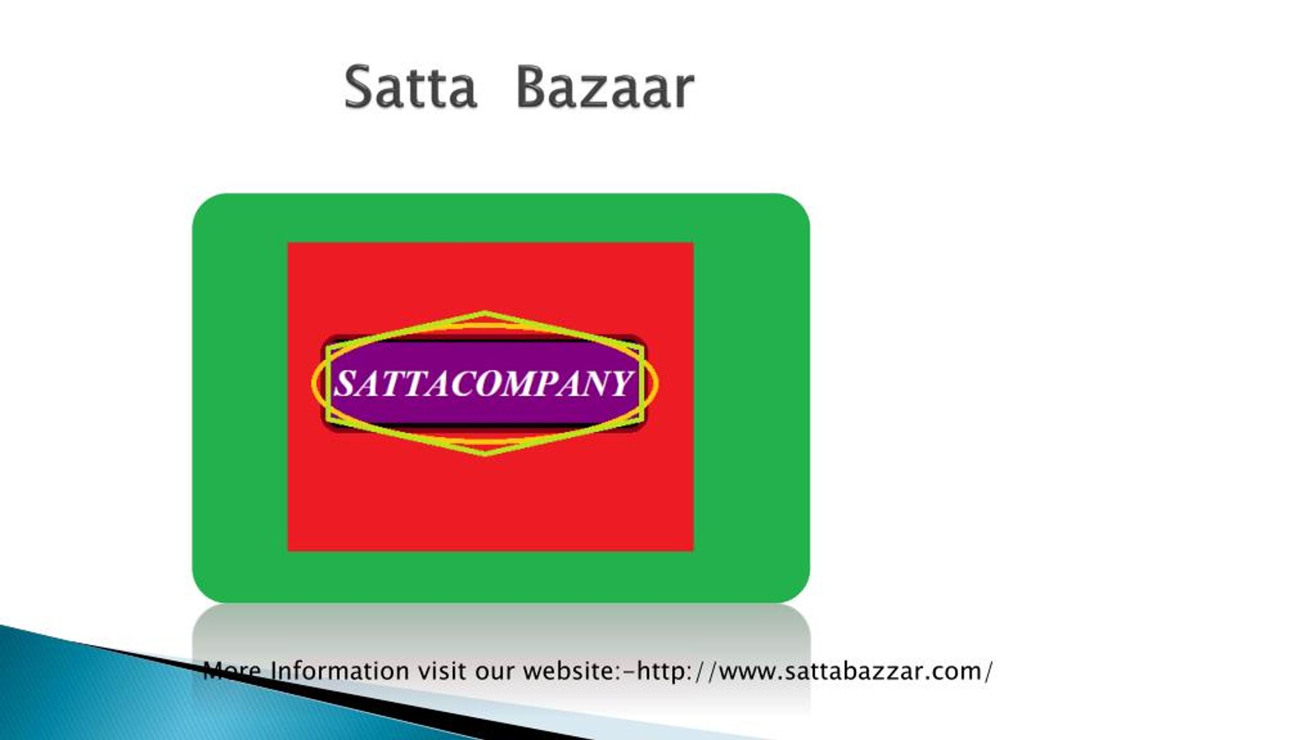PPT SATTA BAZAR PowerPoint Presentation, free download ID7804702