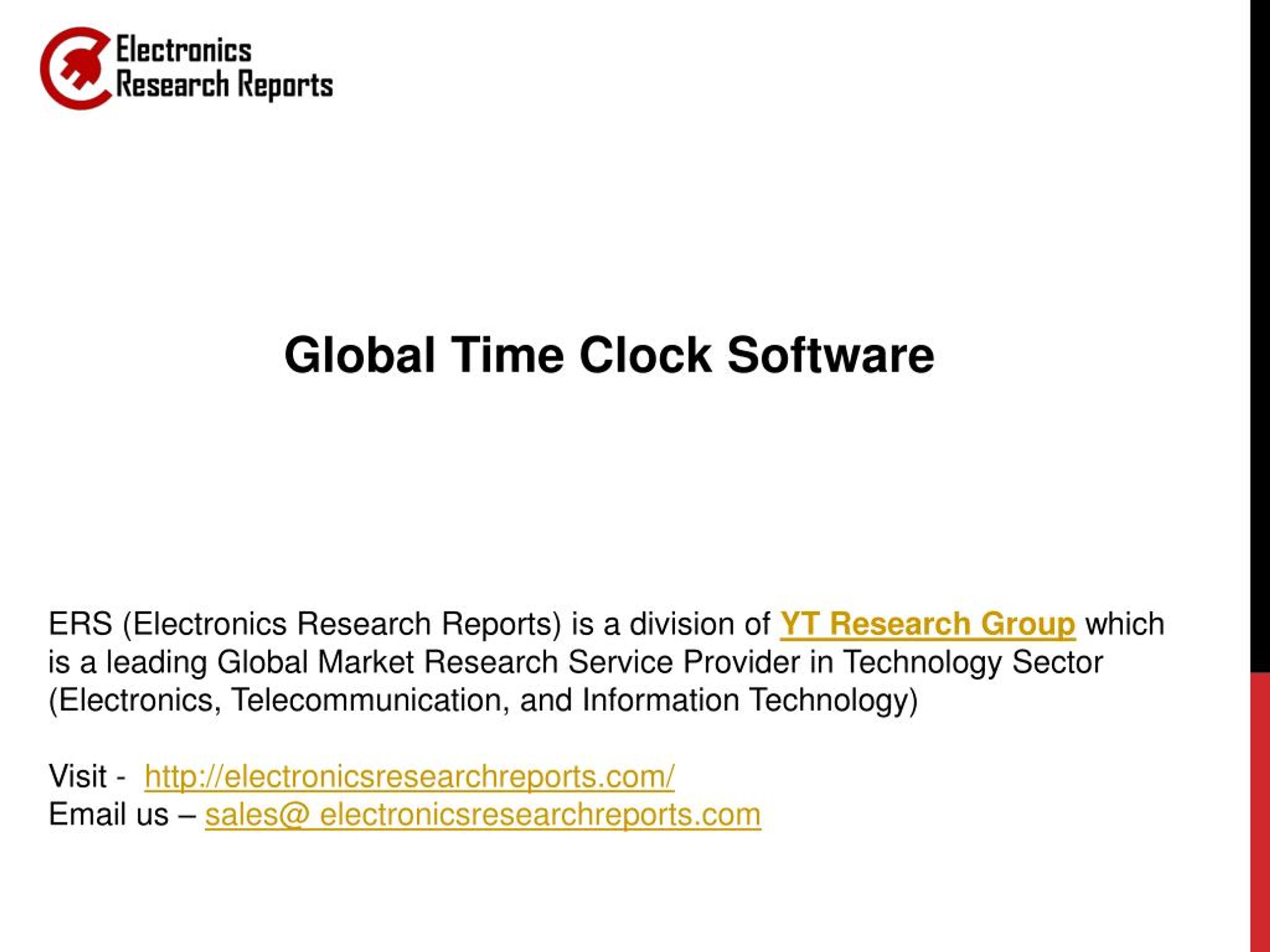 PPT Global Time Clock Software PowerPoint Presentation, free download