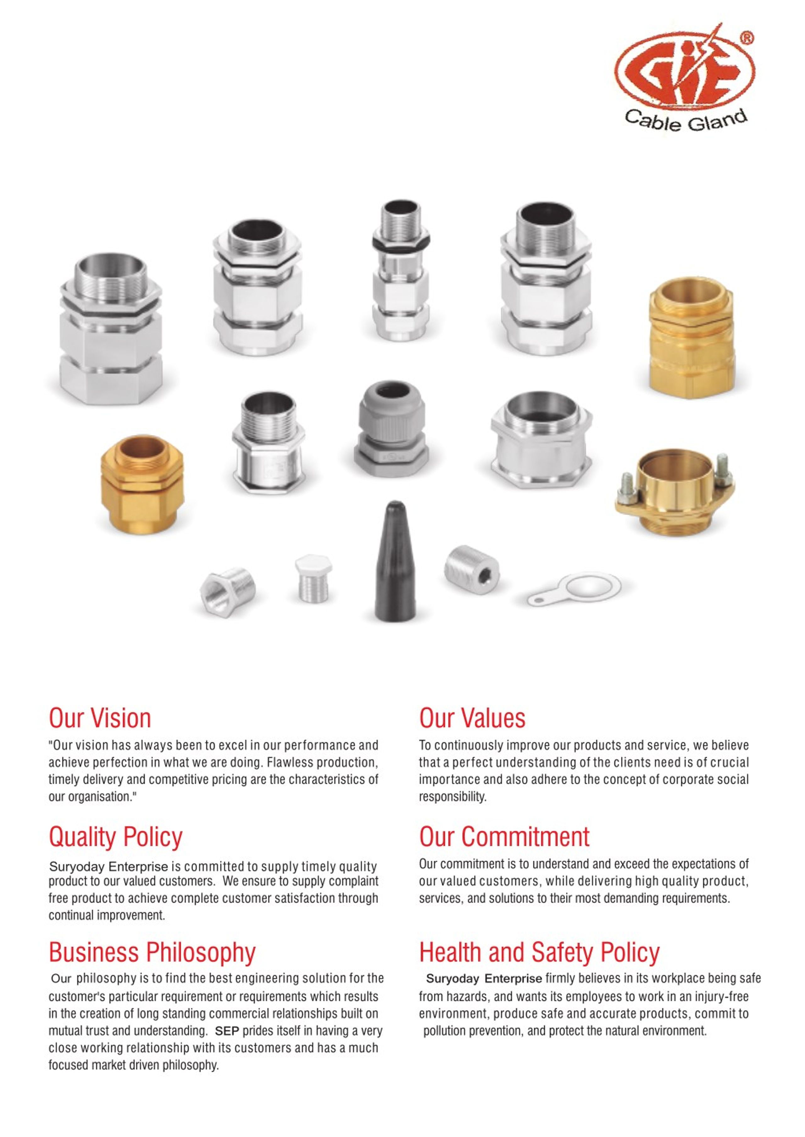 PPT Leading Double Compression Cable Glands Manufacturer in India