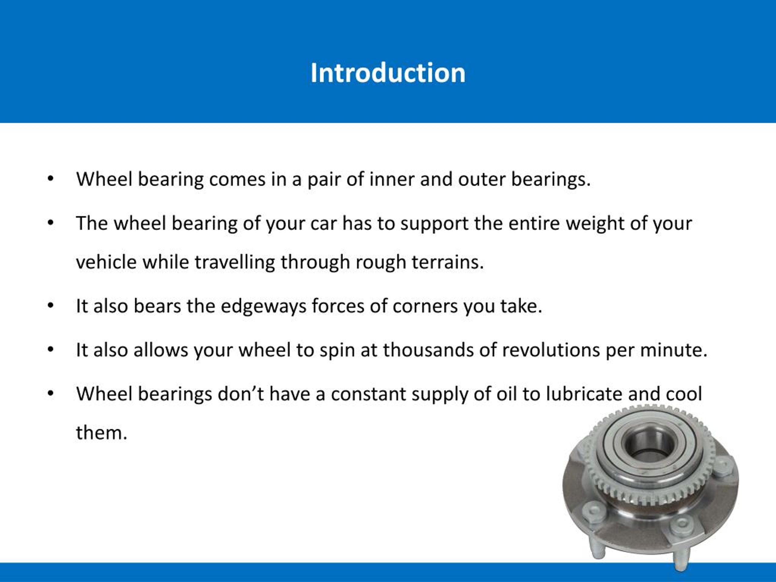 PPT Symptoms of Worn Wheel Hub Bearings PowerPoint Presentation, free