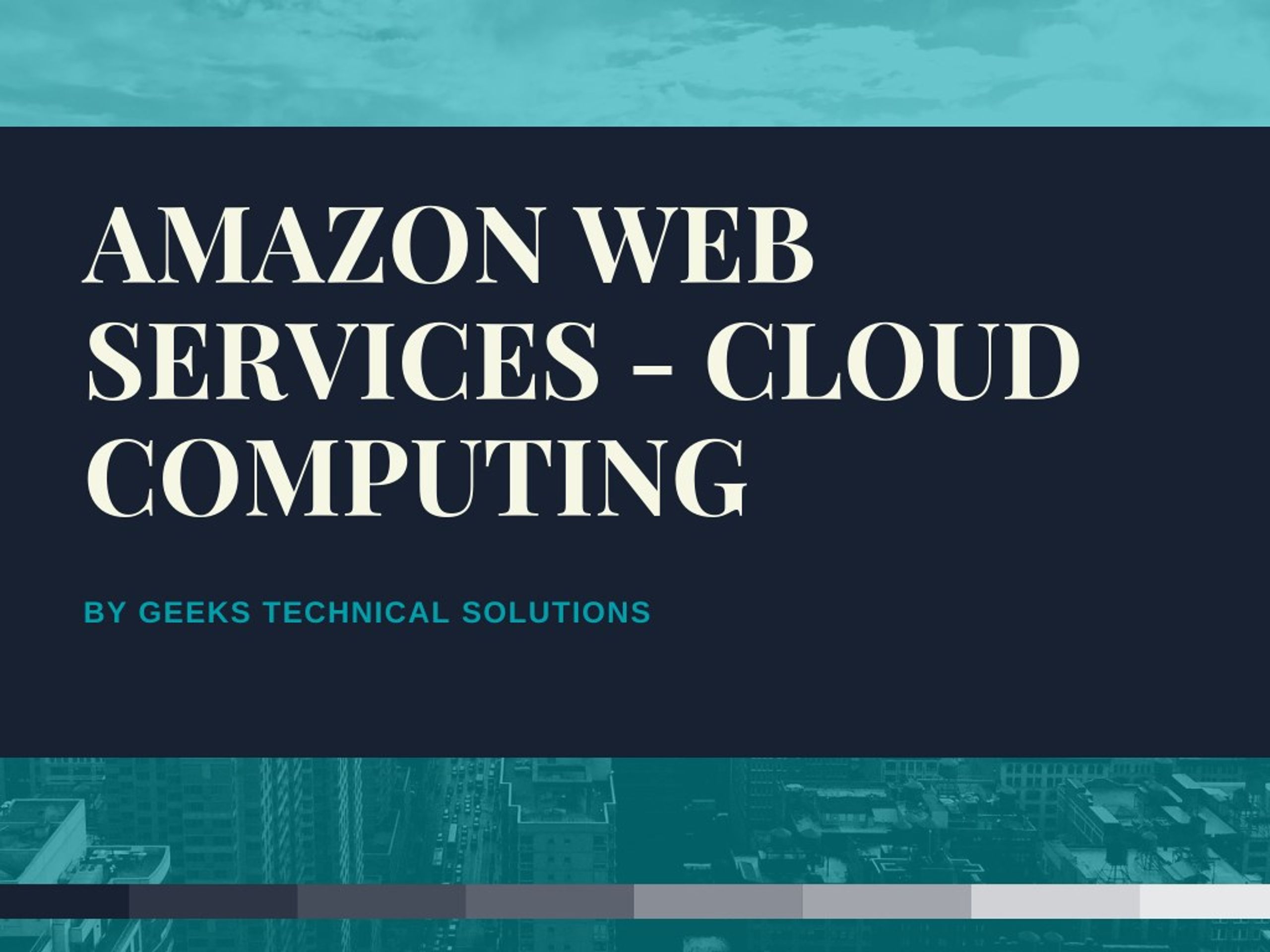 PPT Amazon  Services Cloud Computing PowerPoint Presentation, free