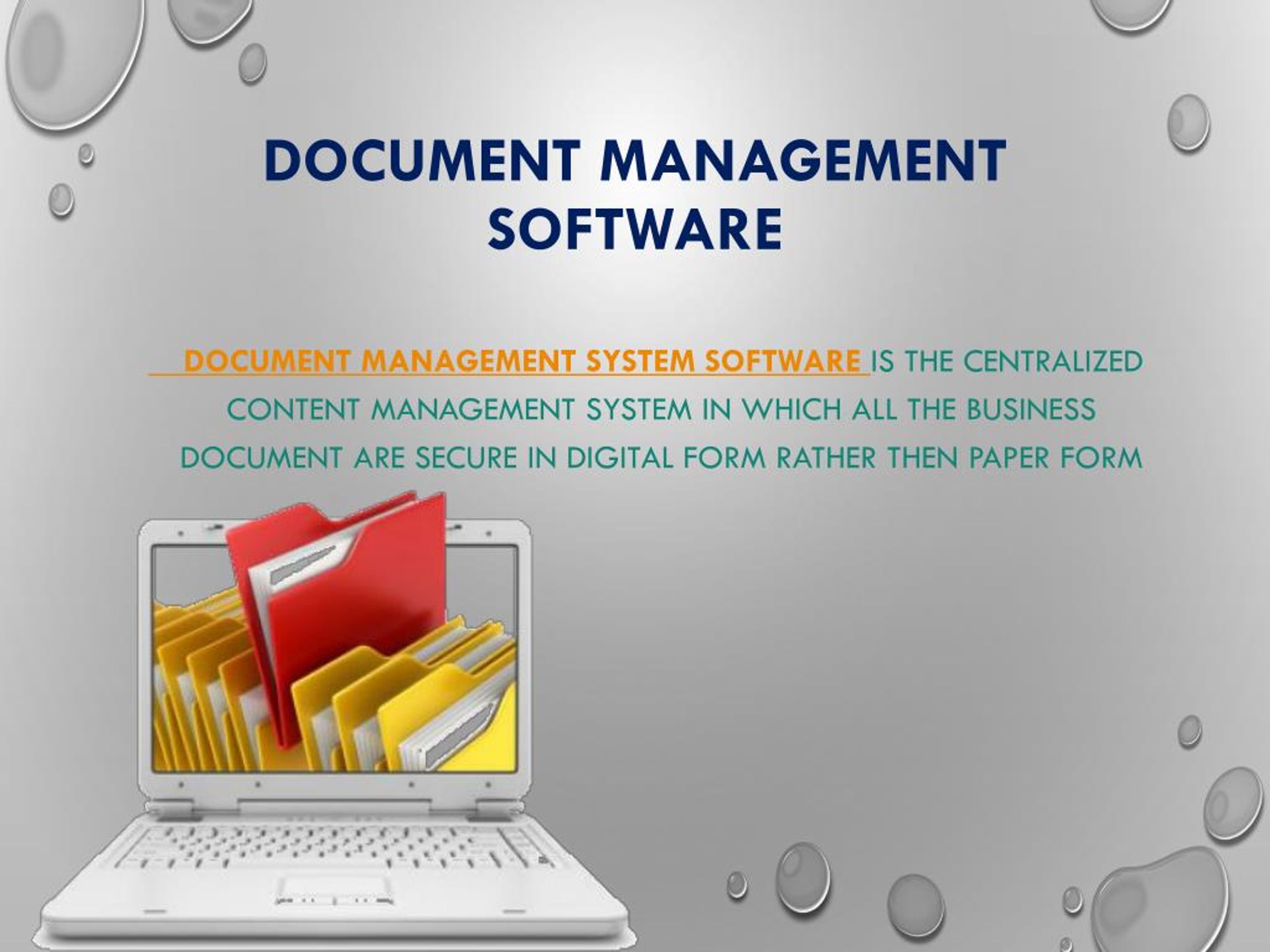 PPT Feature of Document Management System PowerPoint Presentation