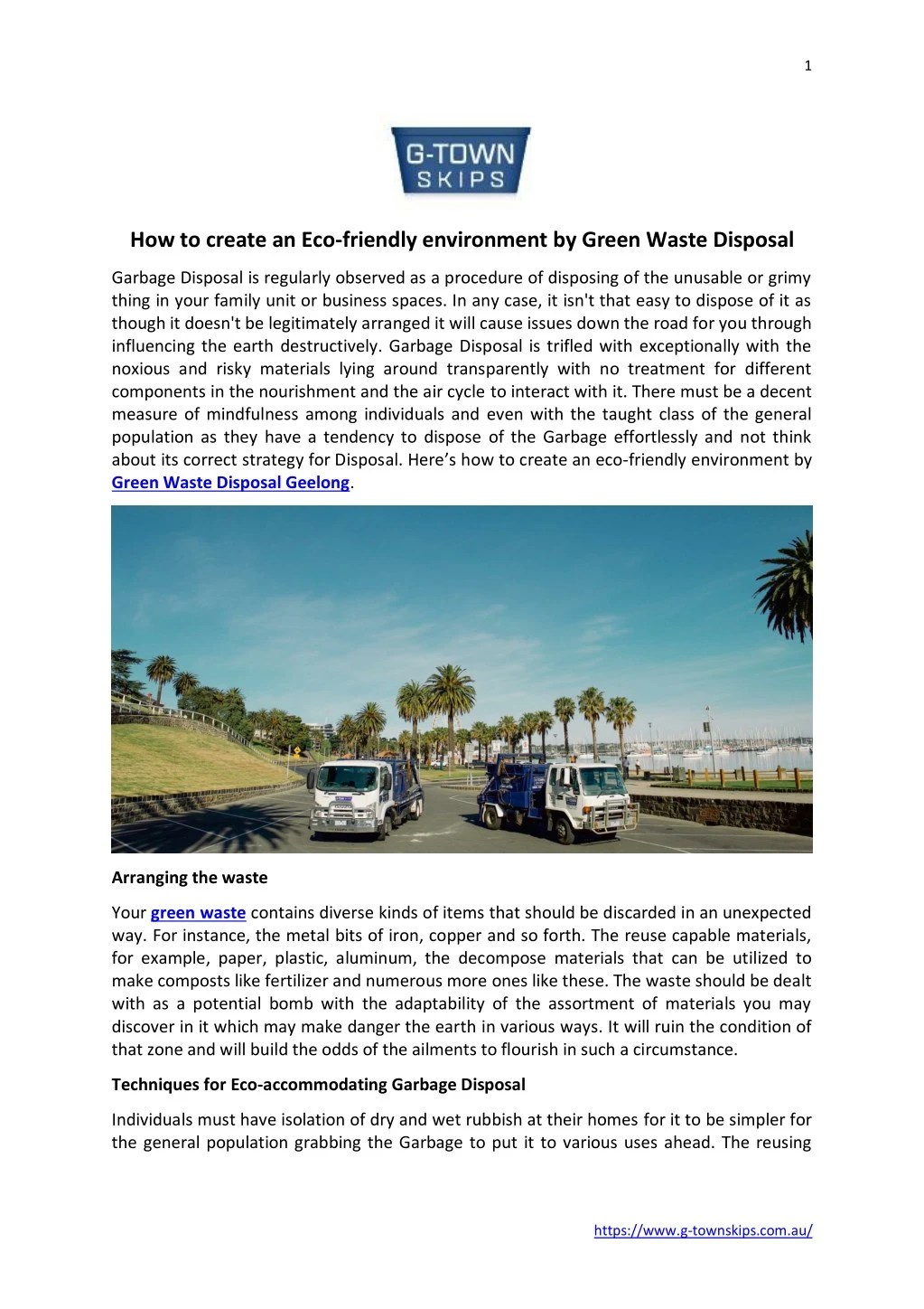 PPT Green Waste Disposal Geelong GTown Skips PowerPoint Presentation ID7839680