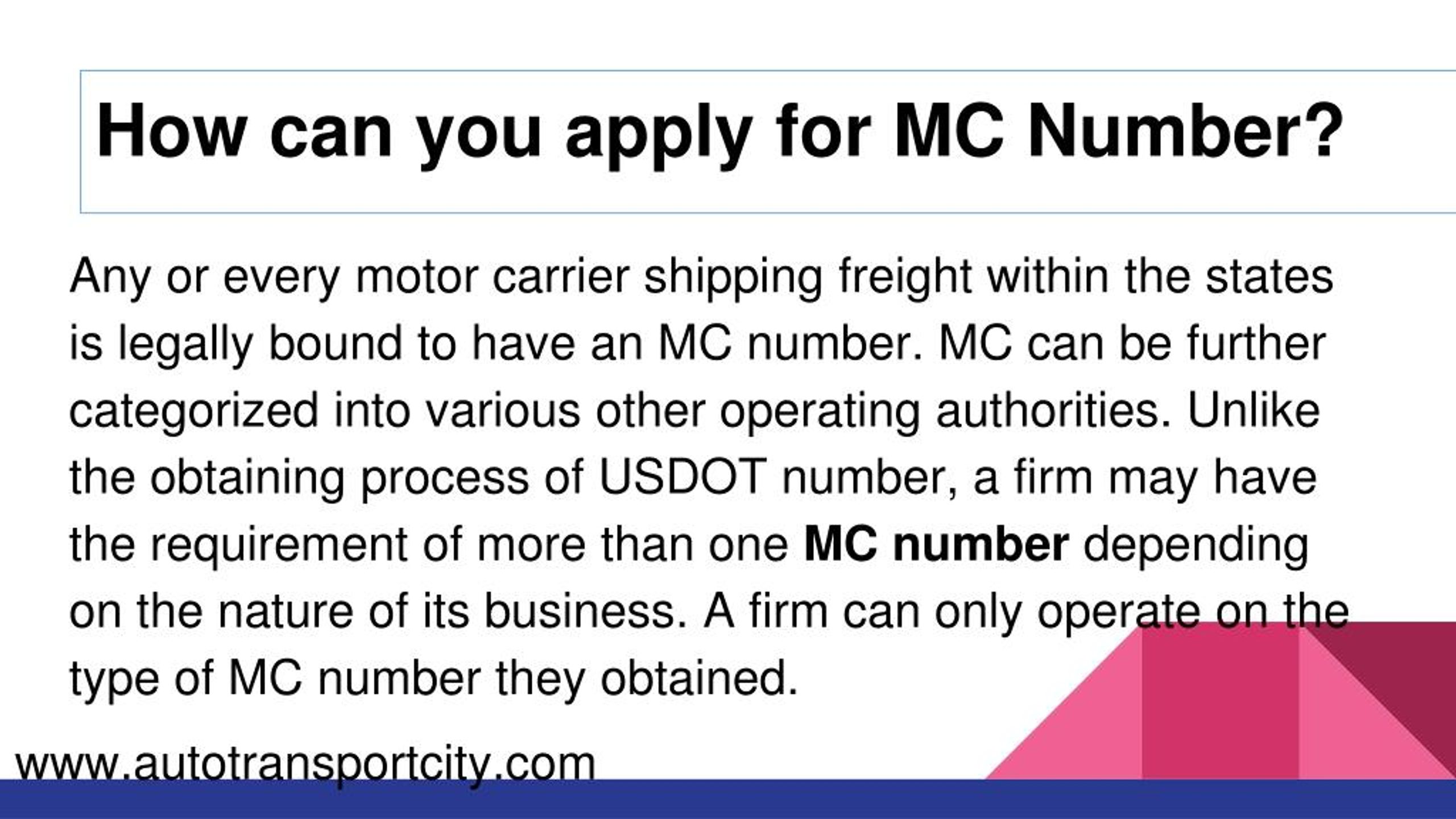 PPT What is MC number PowerPoint Presentation, free download ID7845524