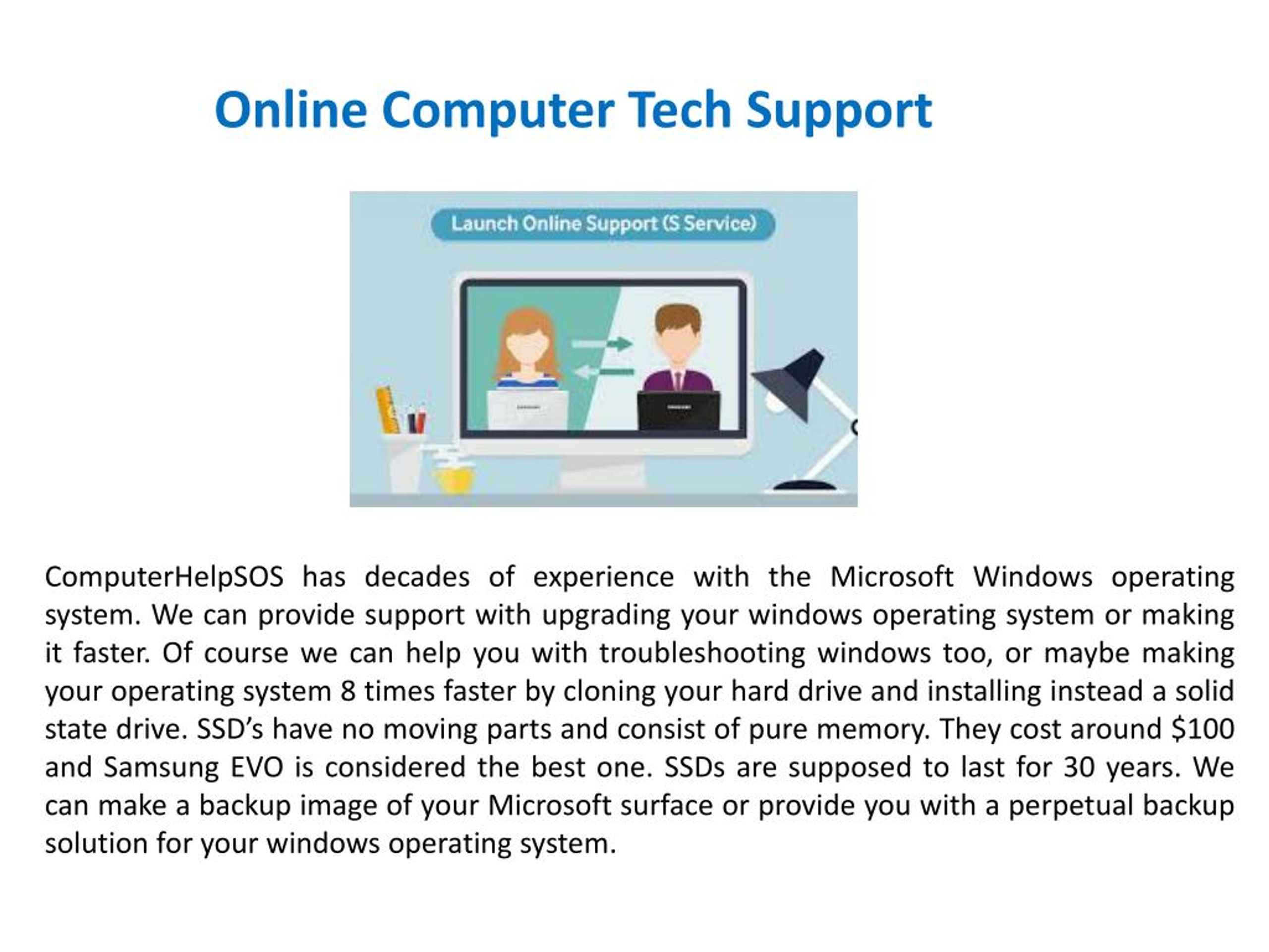 PPT Computer Help SOS Online Computer Tech Support PowerPoint