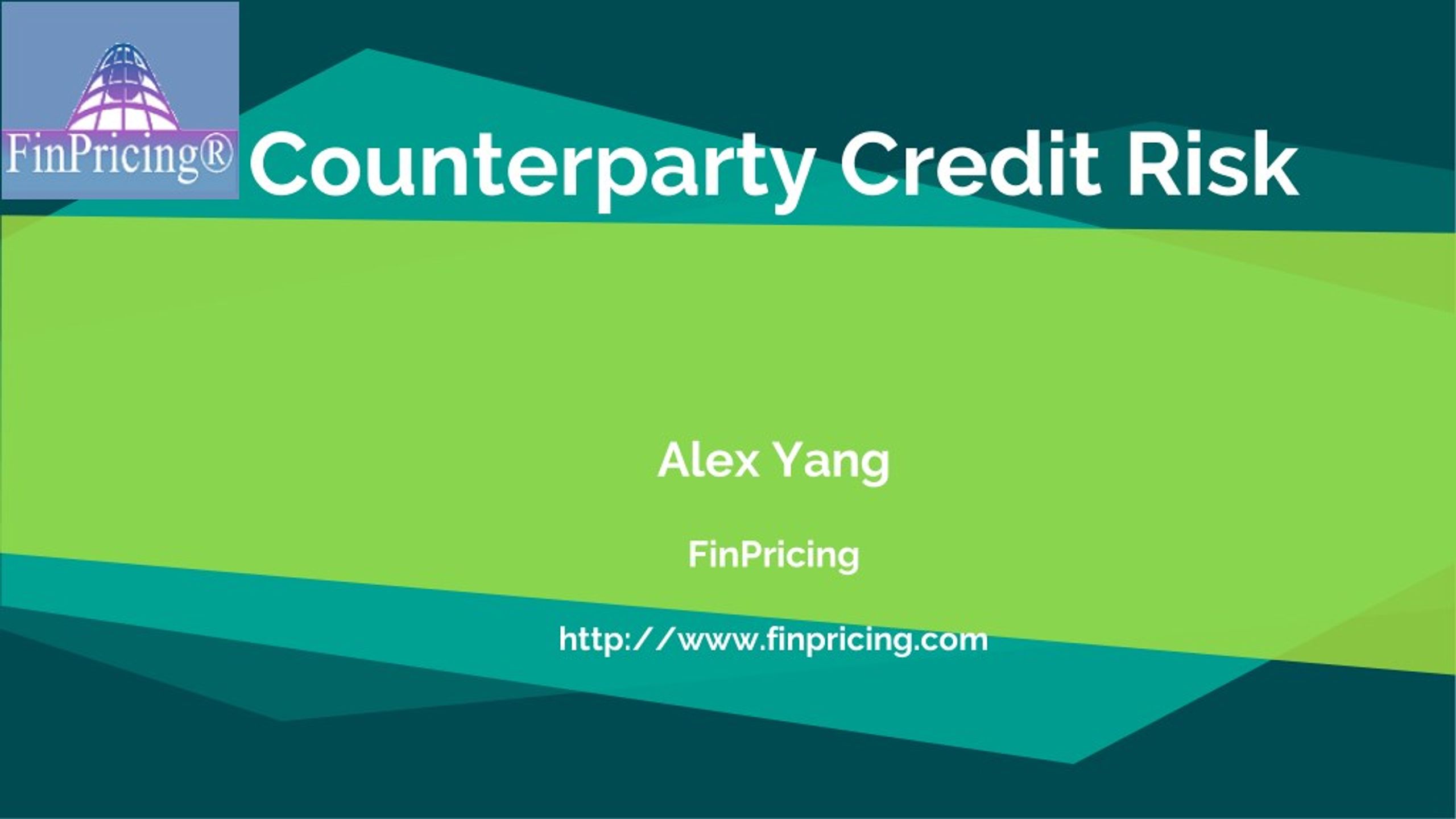 PPT Counterparty Credit Risk PowerPoint Presentation, free download
