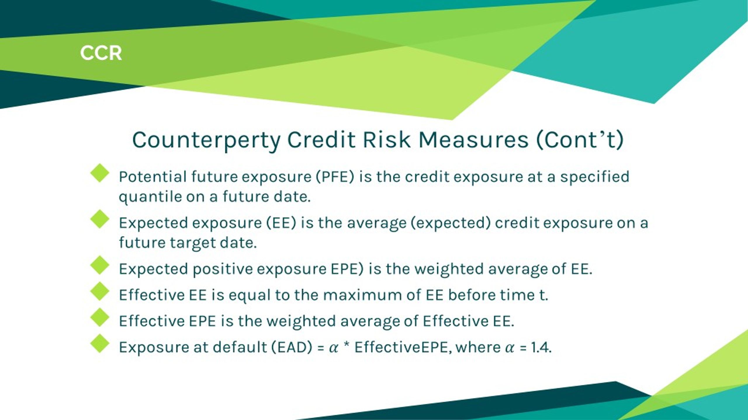 PPT Counterparty Credit Risk PowerPoint Presentation, free download