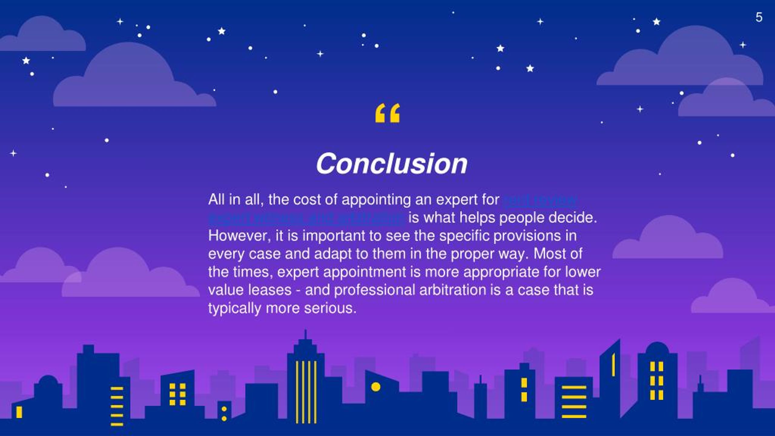 PPT Rent Review Expert Witness And Arbitration How Does It Help