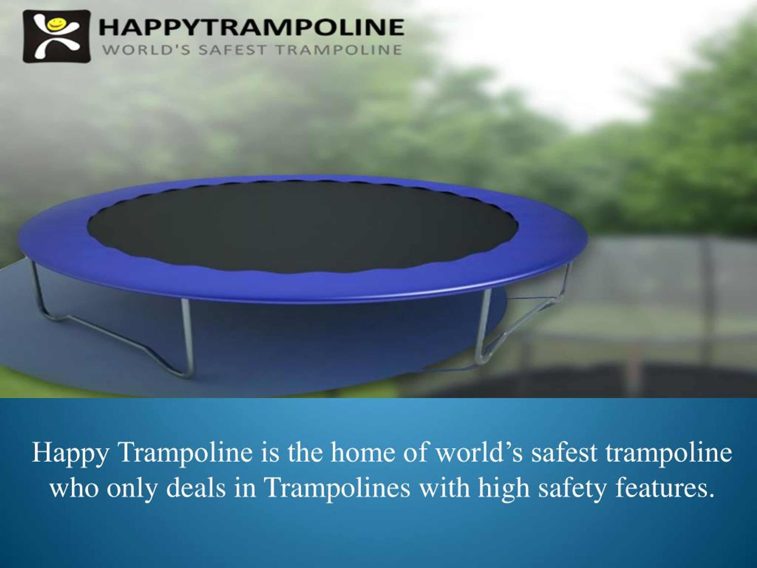 PPT Shop the Best and Safest Trampoline Happy Trampoline PowerPoint Presentation ID7867846