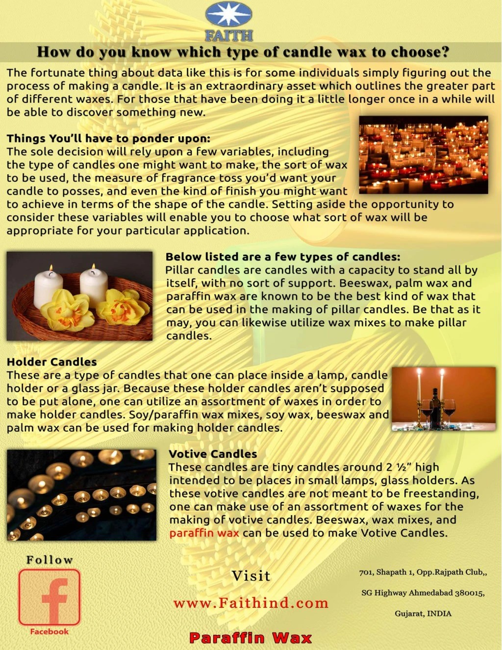 PPT How do you know which type of candle wax to choose PowerPoint