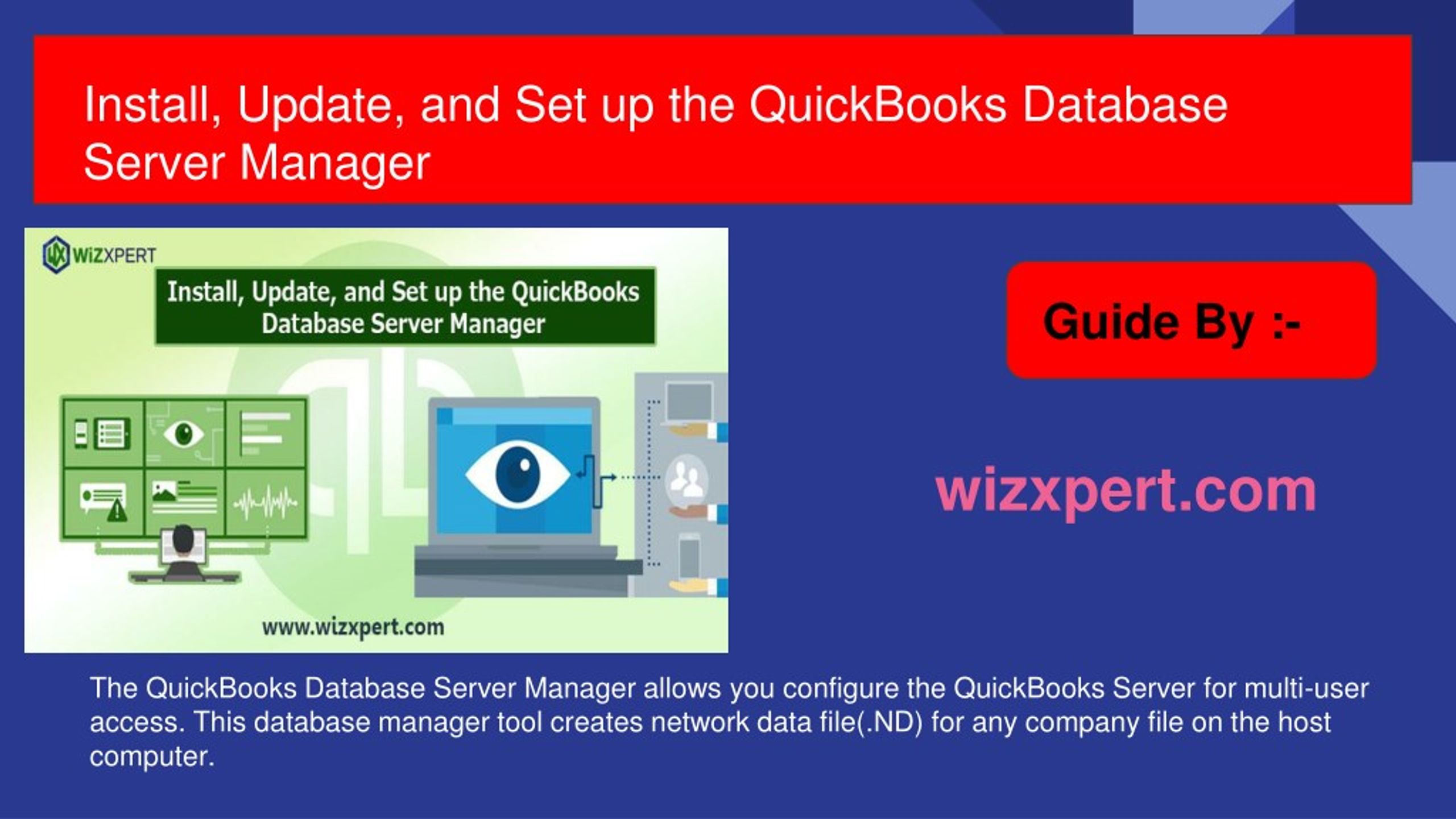 PPT Install, Update, and Set up the QuickBooks Database Server