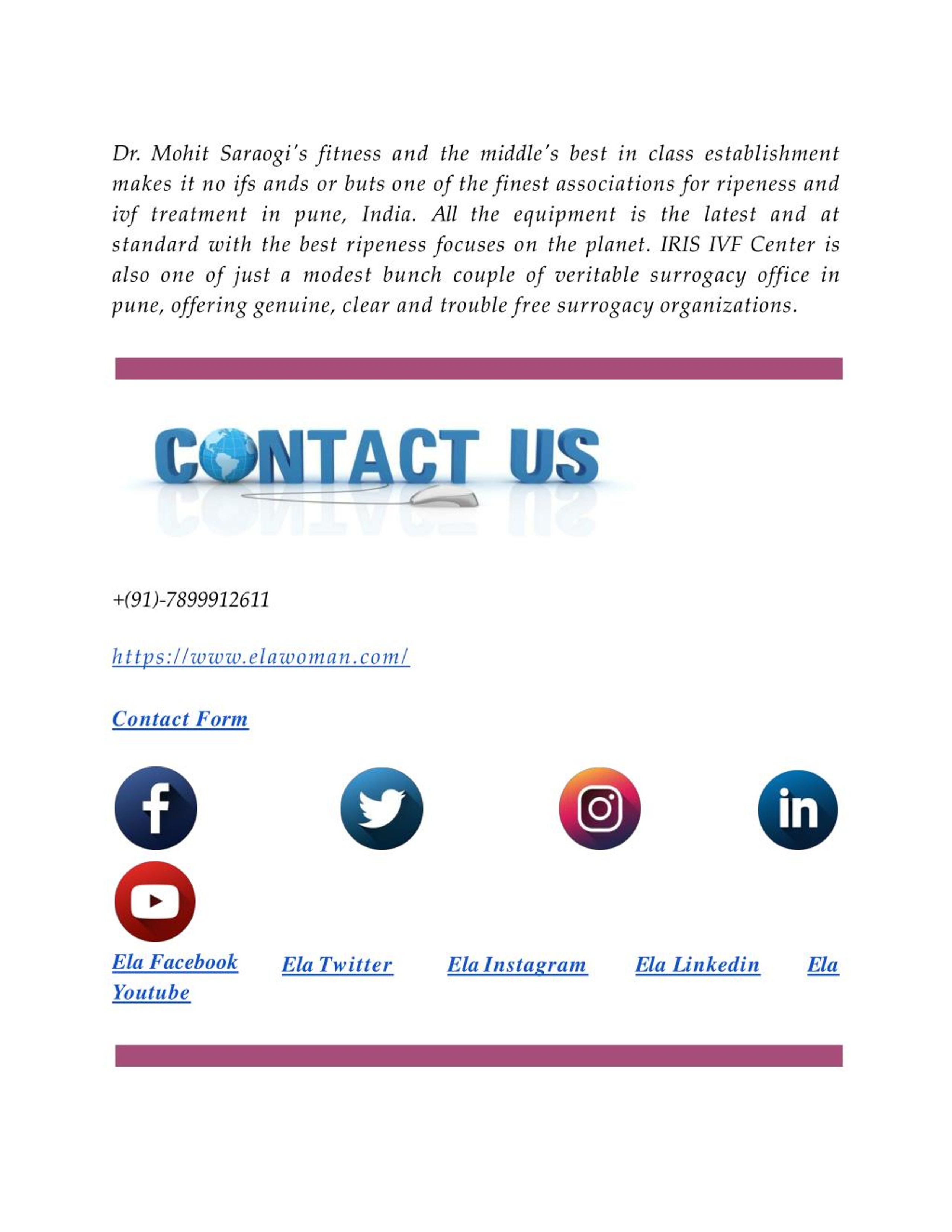 PPT Pune Fertility Centre Test Tube Baby Centres Elawoman