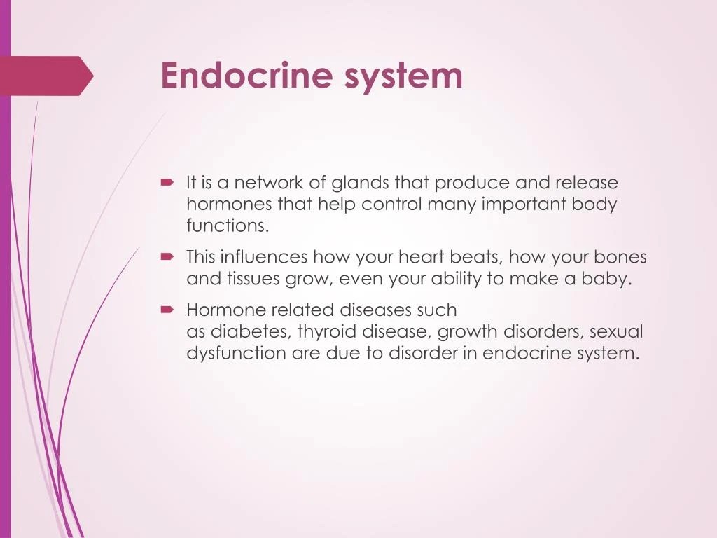 PPT Types & Causes Of Endocrine Disorder PowerPoint Presentation ID