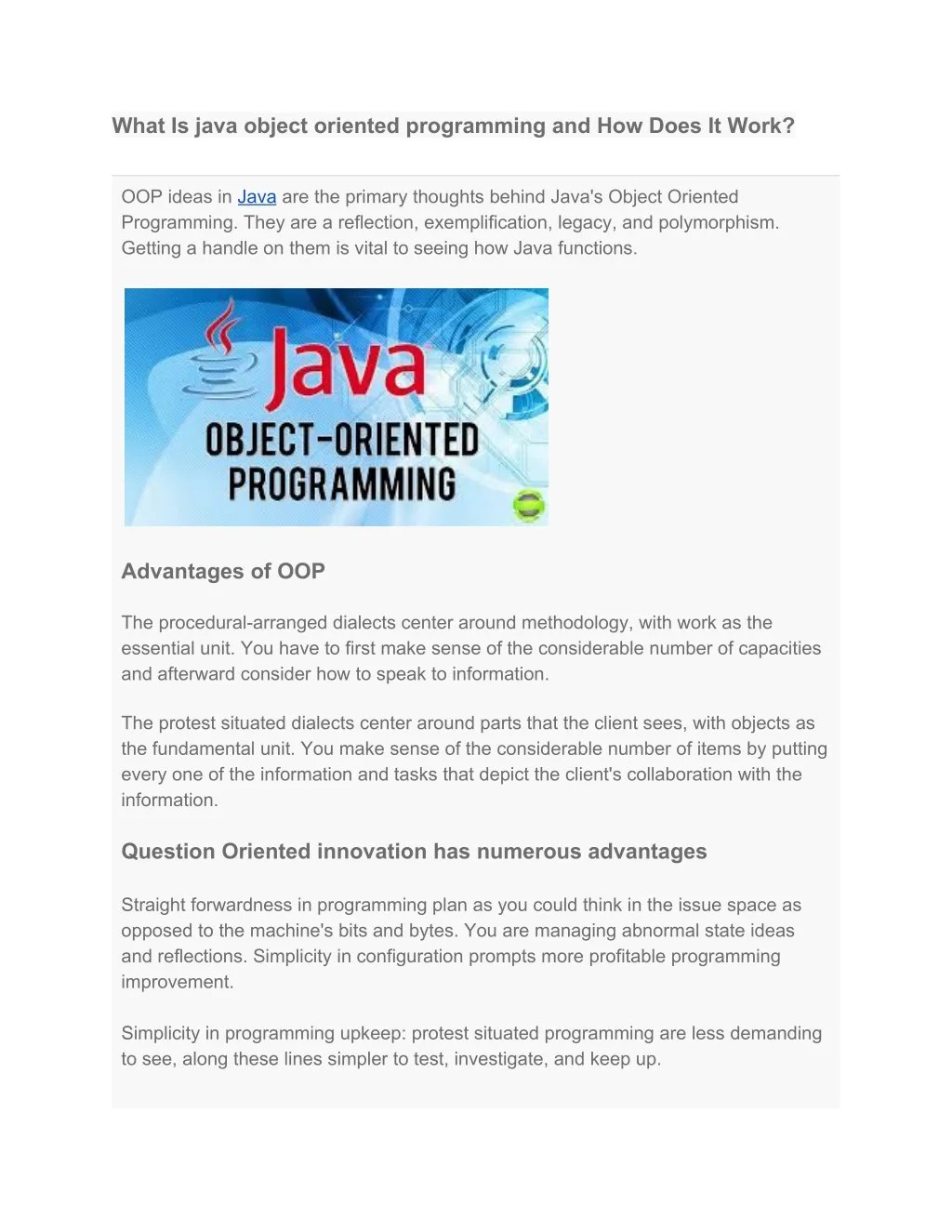 PPT What Is java object oriented programming and How Does It Work