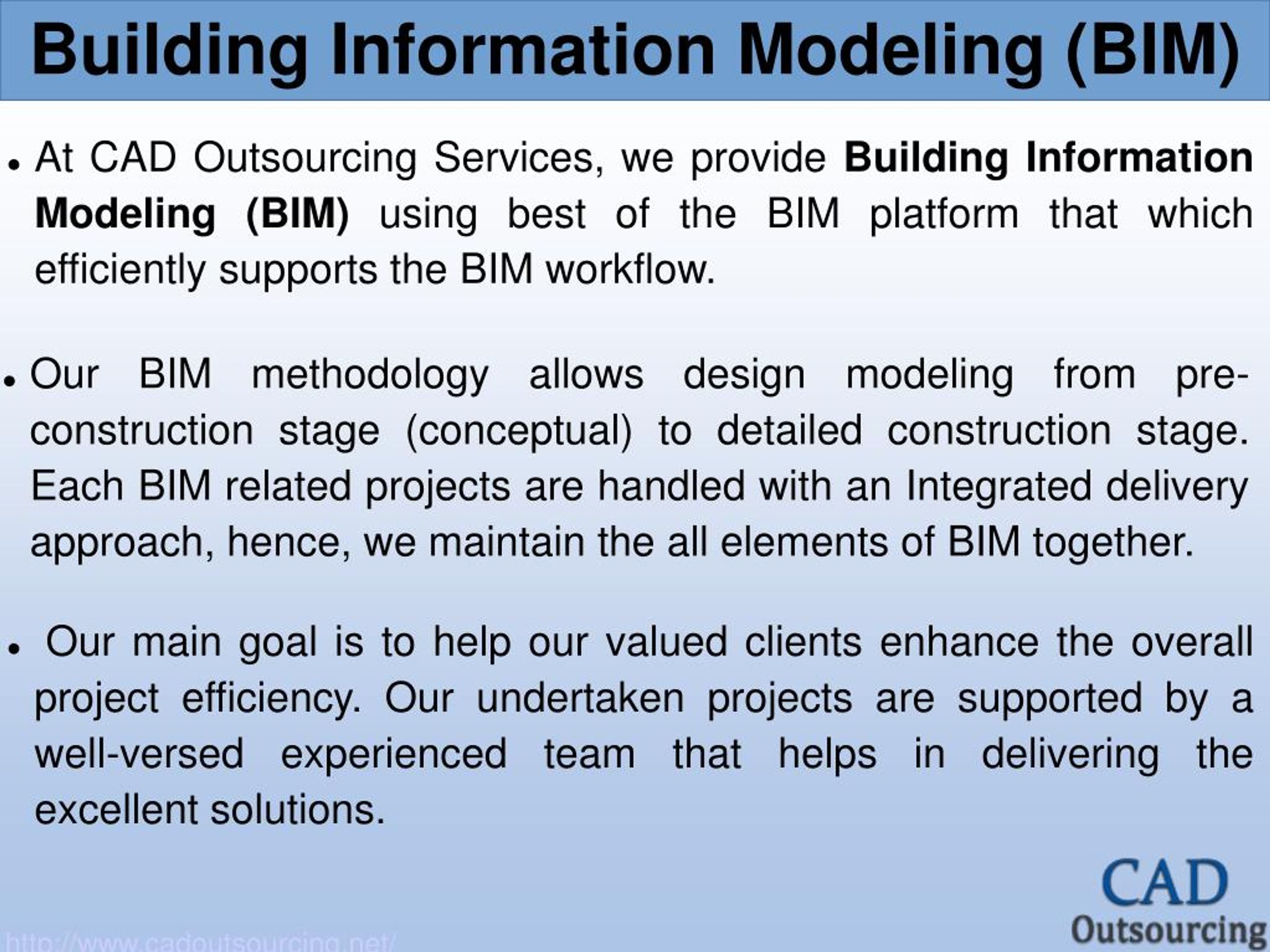 PPT CAD Outsourcing Services CAD Outsourcing PowerPoint