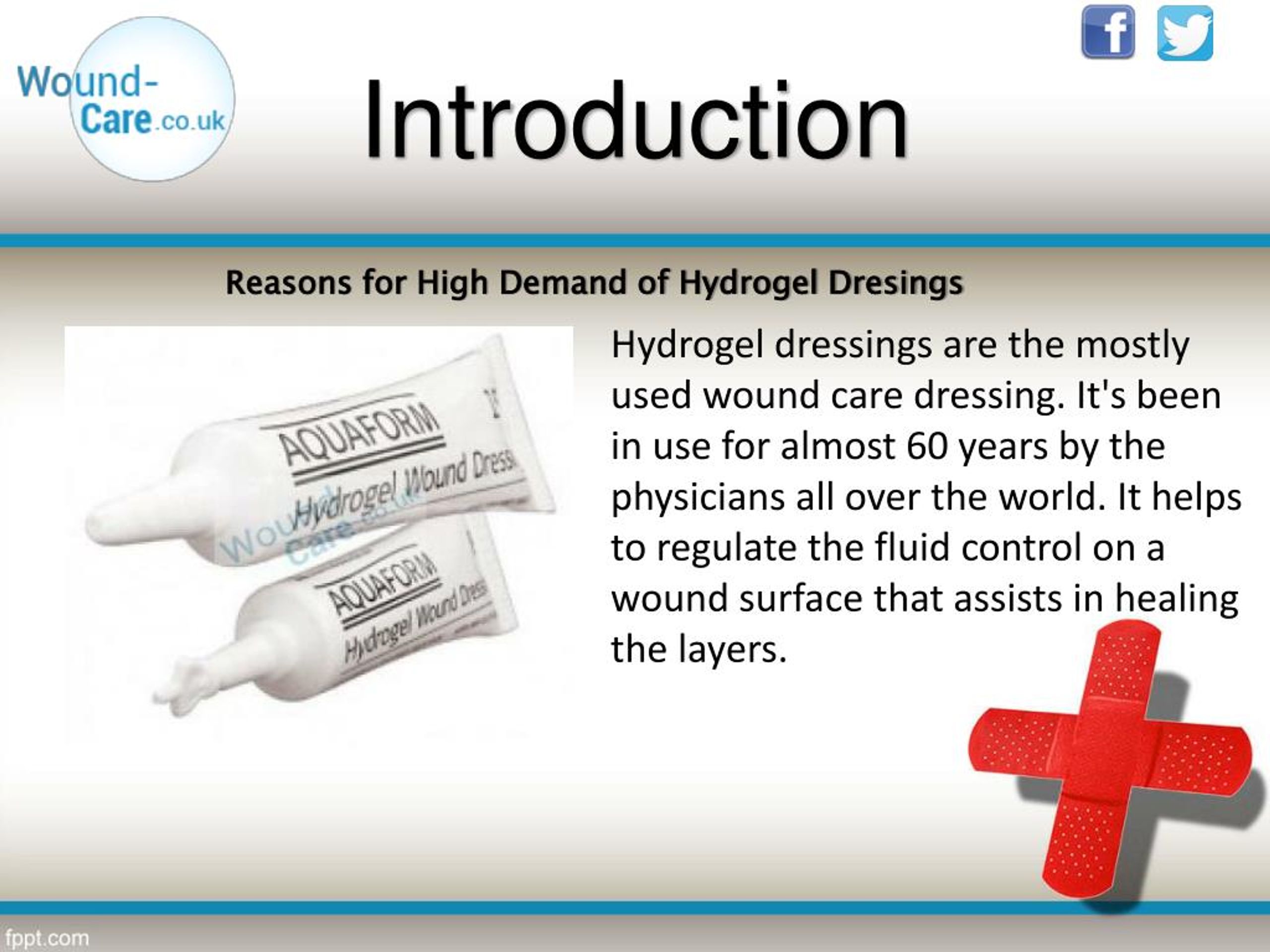 PPT Benefits of Hydrogel Dressings Woundcare.co.uk PowerPoint