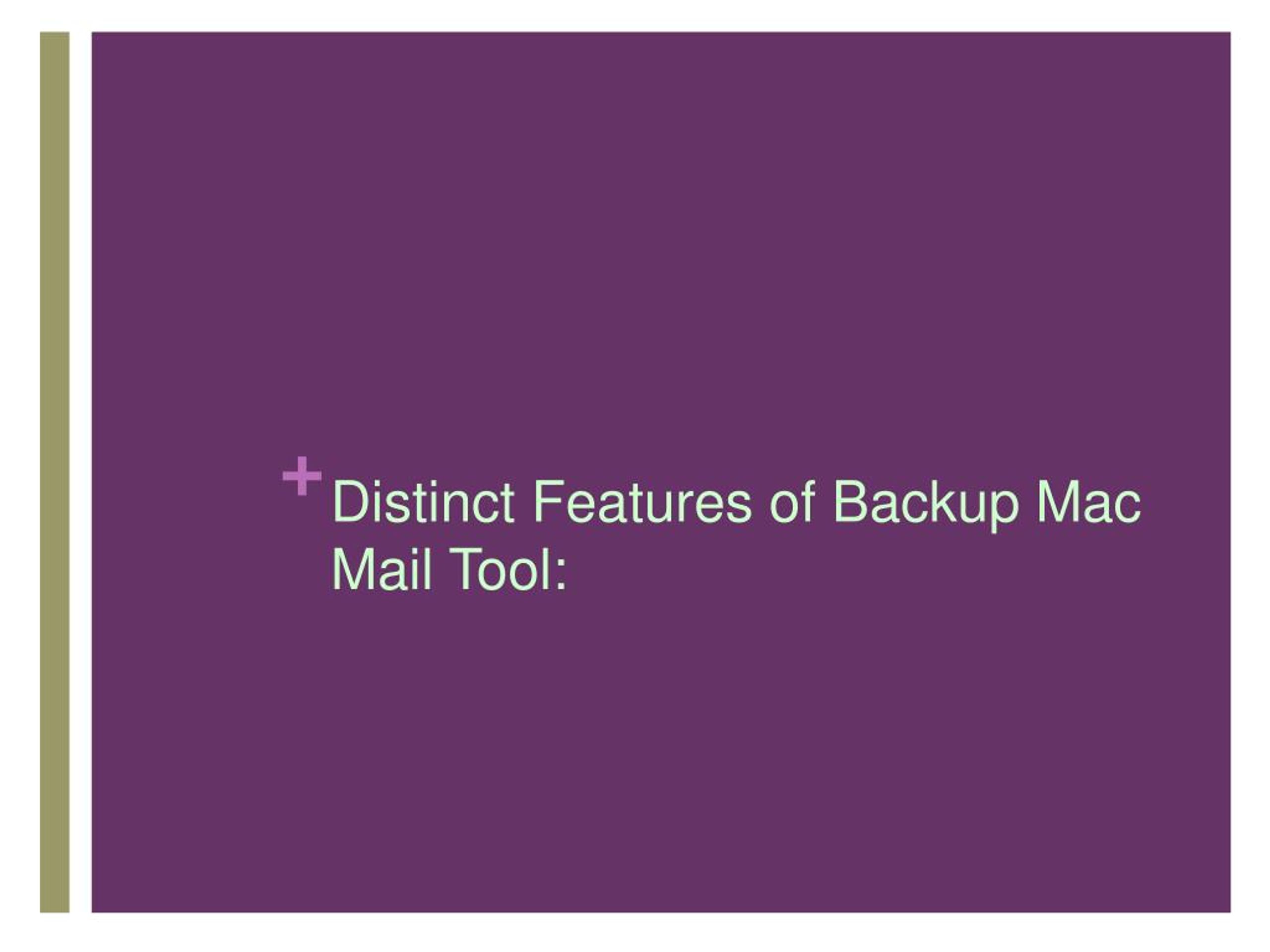 PPT Backup Email Mac Tool PowerPoint Presentation, free download ID