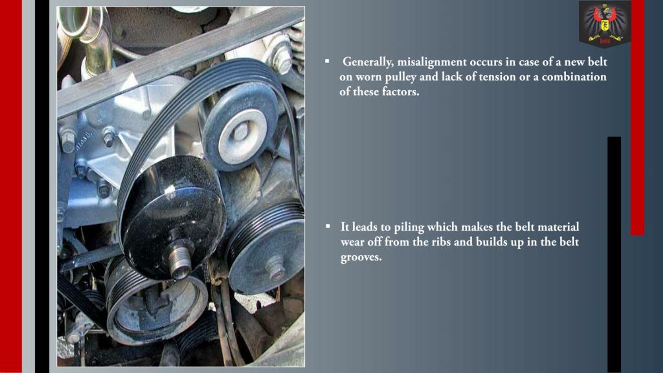 PPT Reasons For Failure of an Accessory Drive Belt PowerPoint