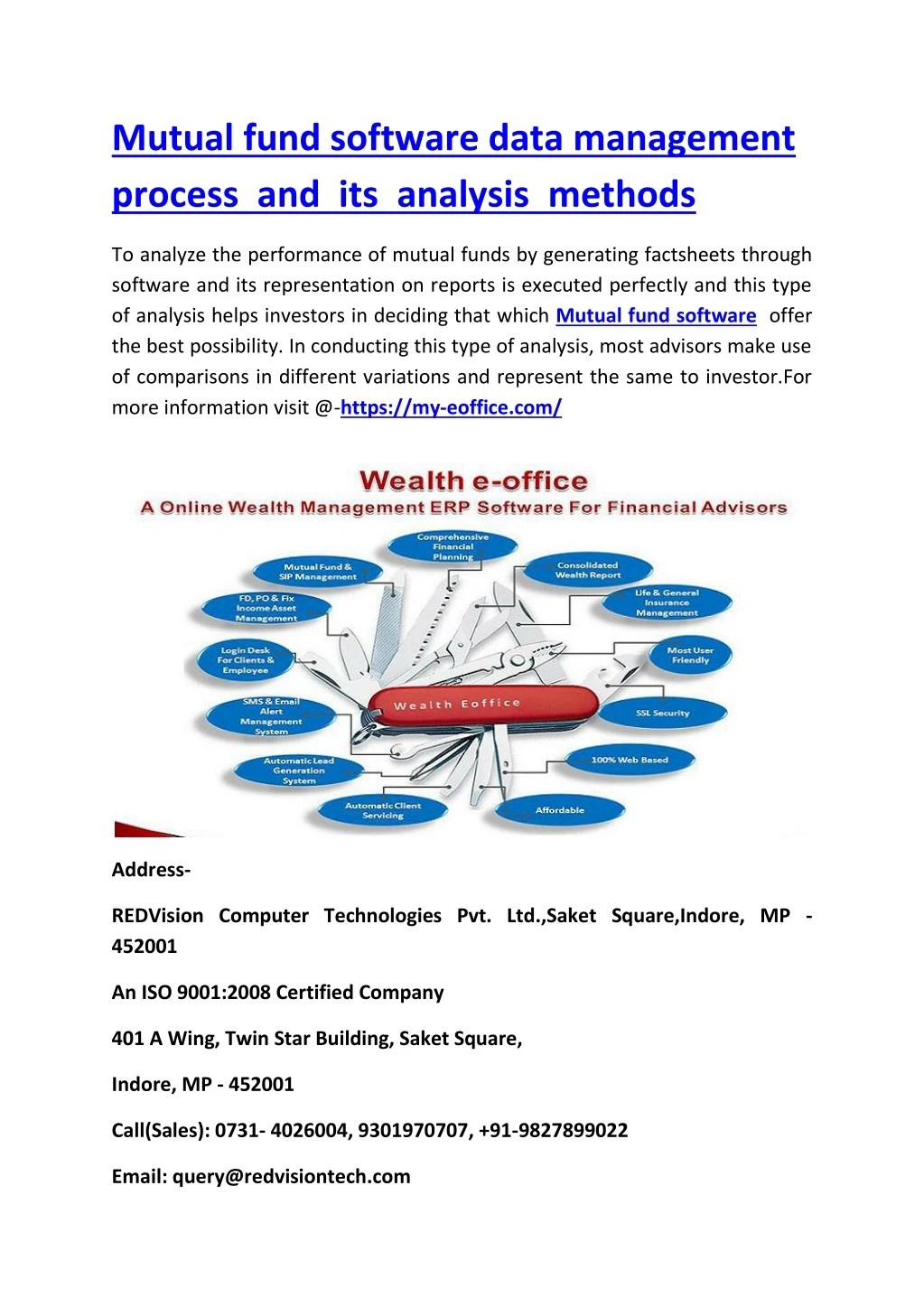 PPT Mutual fund software data management process and its analysis