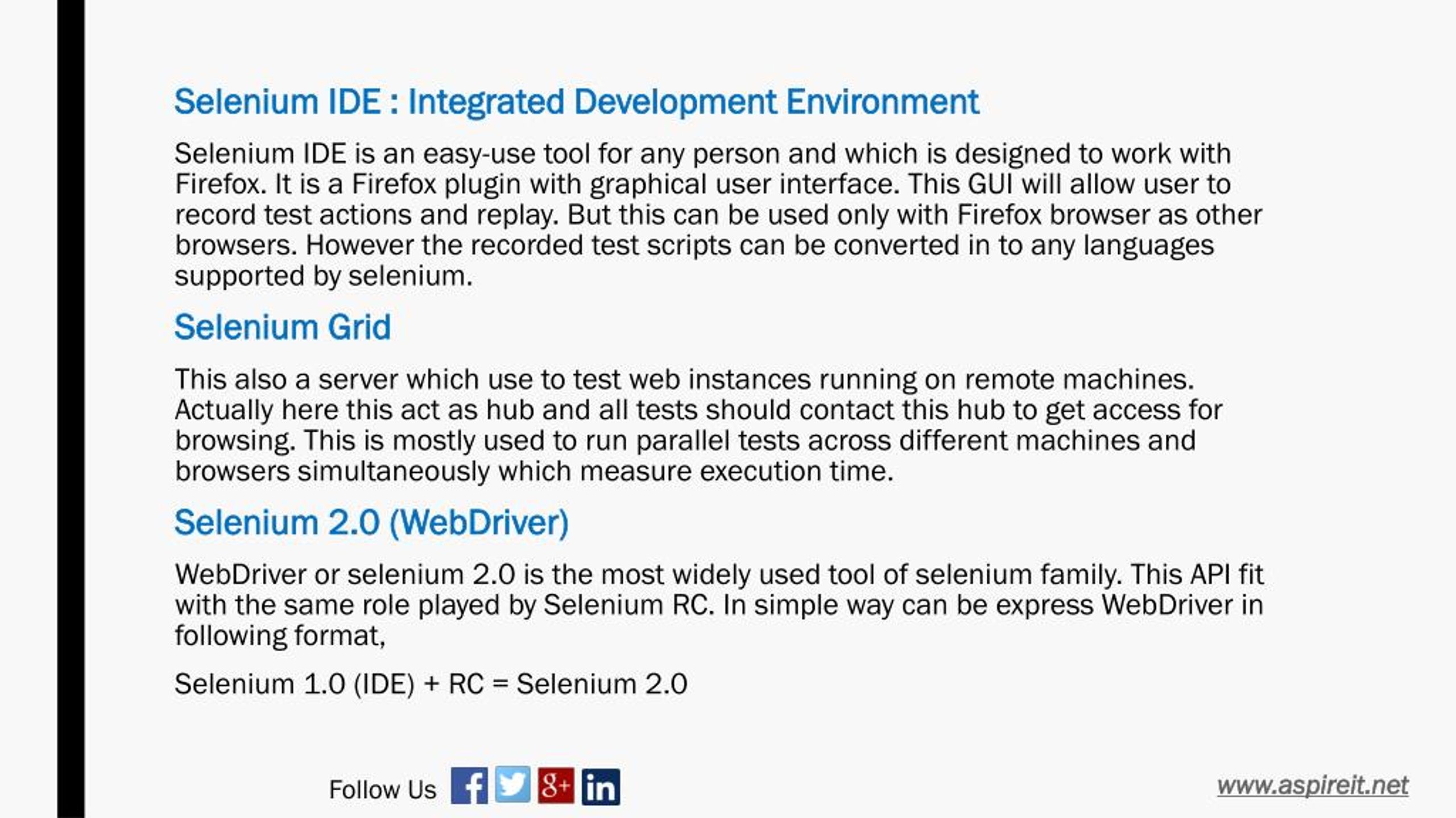 PPT Introduction to Selenium Automation Testing Learning, Career and Jobs PowerPoint