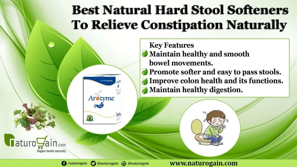 PPT Best Natural Hard Stool Softeners to Relieve Constipation Naturally PowerPoint