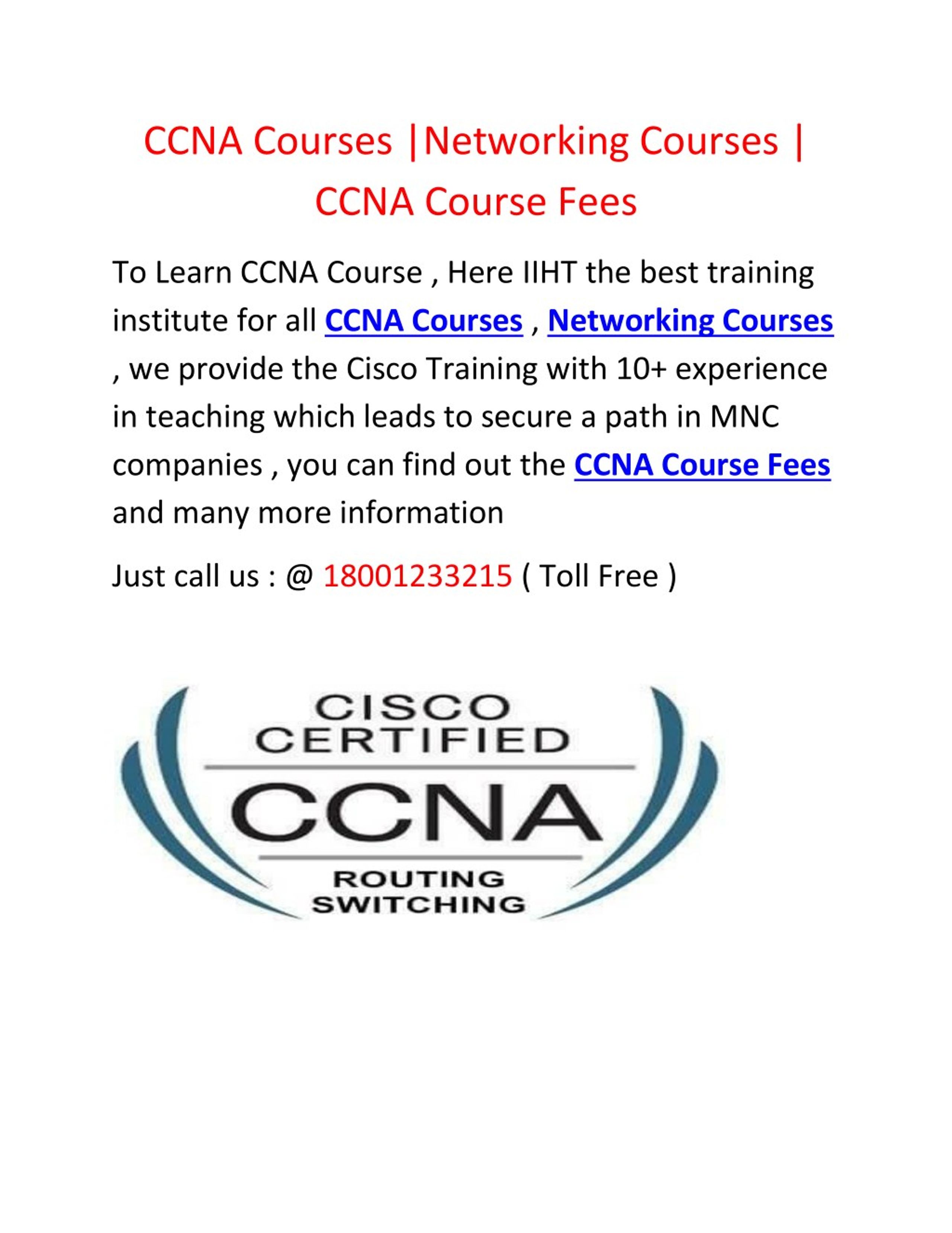 PPT CCNA Courses CCNA Course Fees Networking Courses PowerPoint