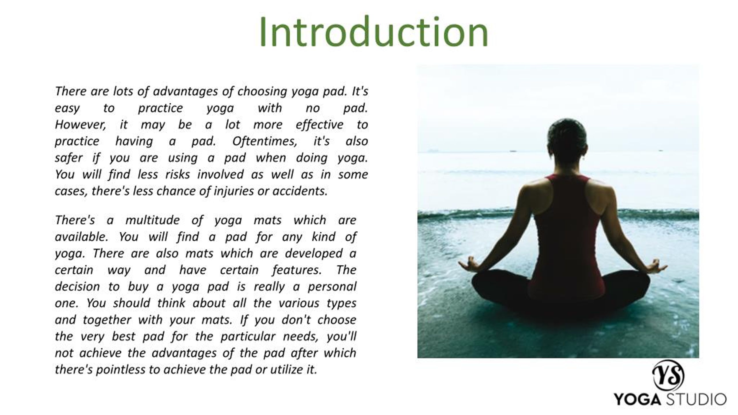 PPT Benefits of Using Yoga Mat Online at YogaStudio PowerPoint Presentation ID7945861