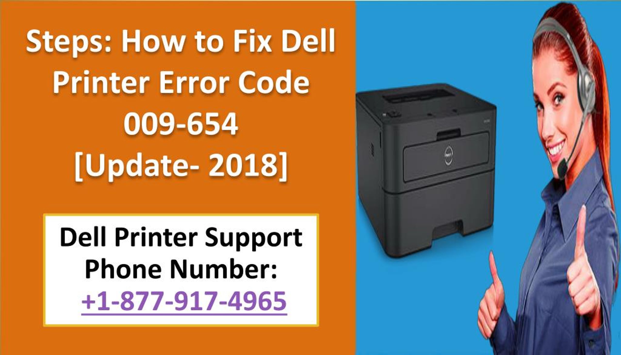 PPT How to Fix Dell Printer Error Code 009654? [Update 2018