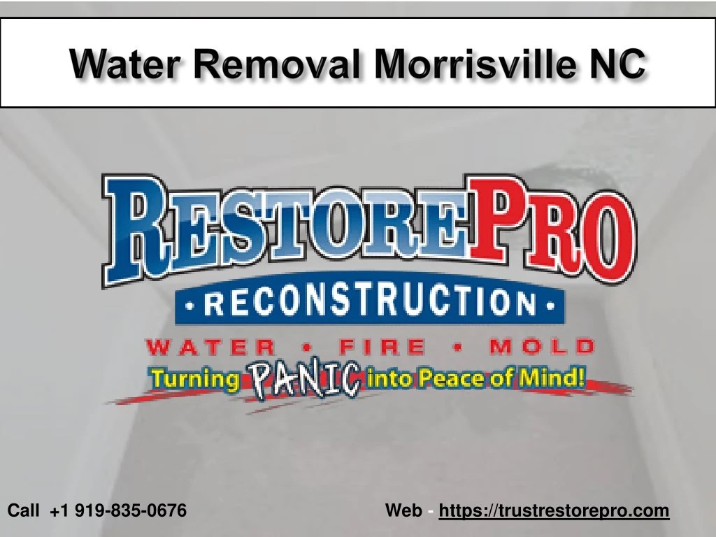 PPT Water Removal Morrisville North Carolina PowerPoint Presentation