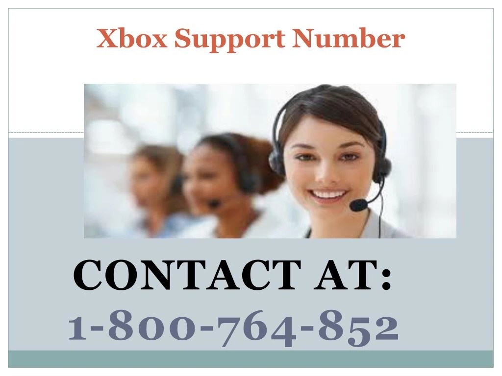 PPT xBox Support Number 1800764852 PowerPoint Presentation, free