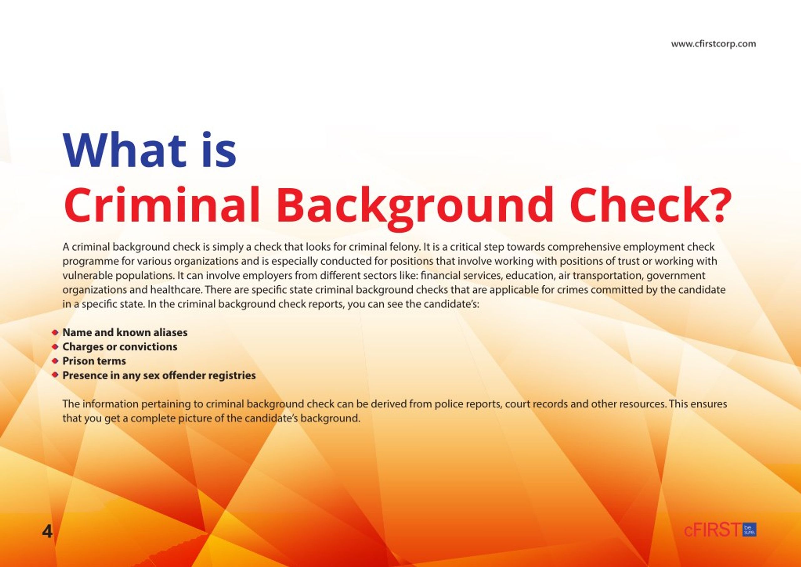 PPT Criminal Background Checks In The US A Comprehensive Guide