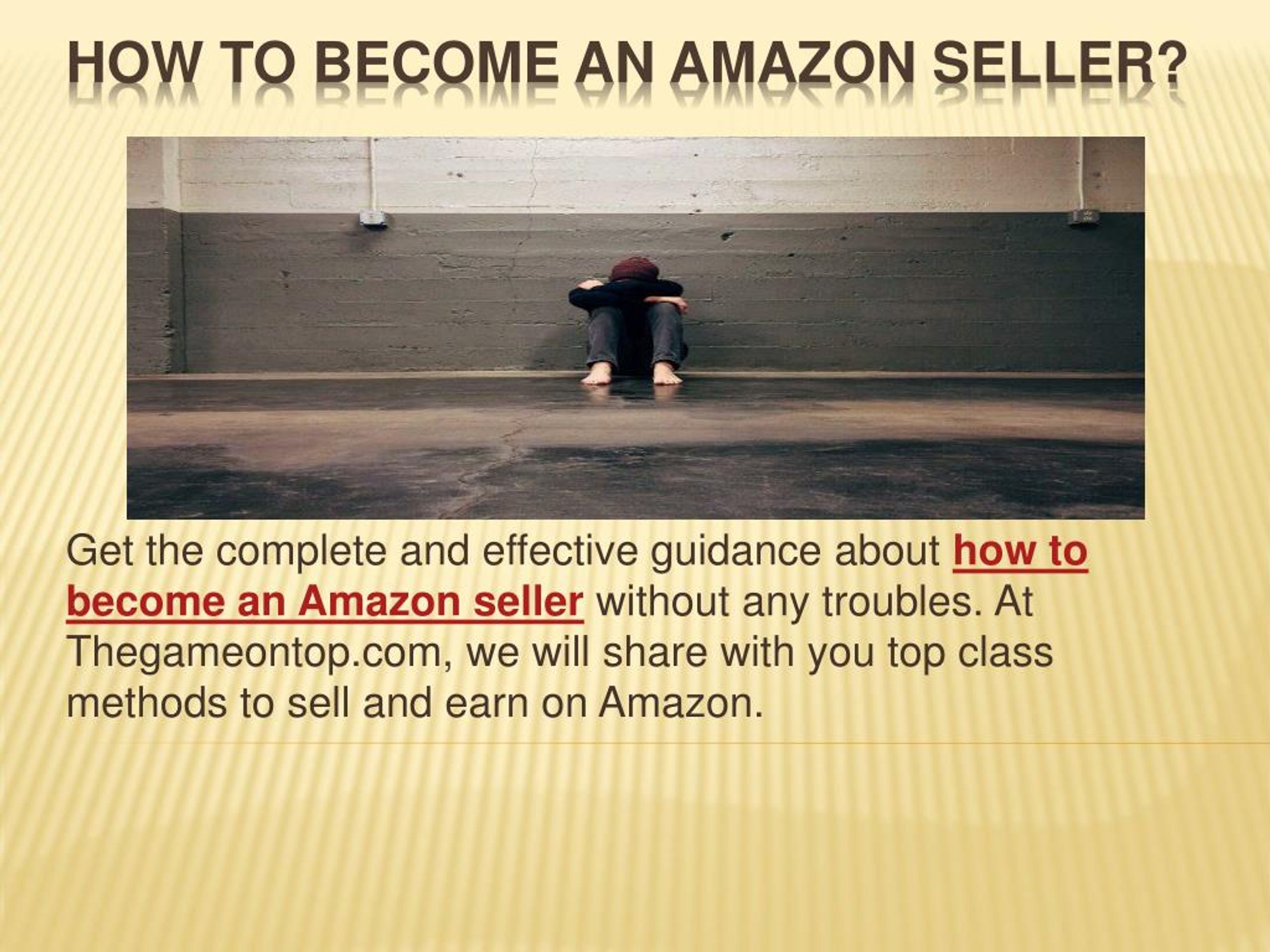 PPT How to an Amazon Seller? PowerPoint Presentation, free download ID8074239