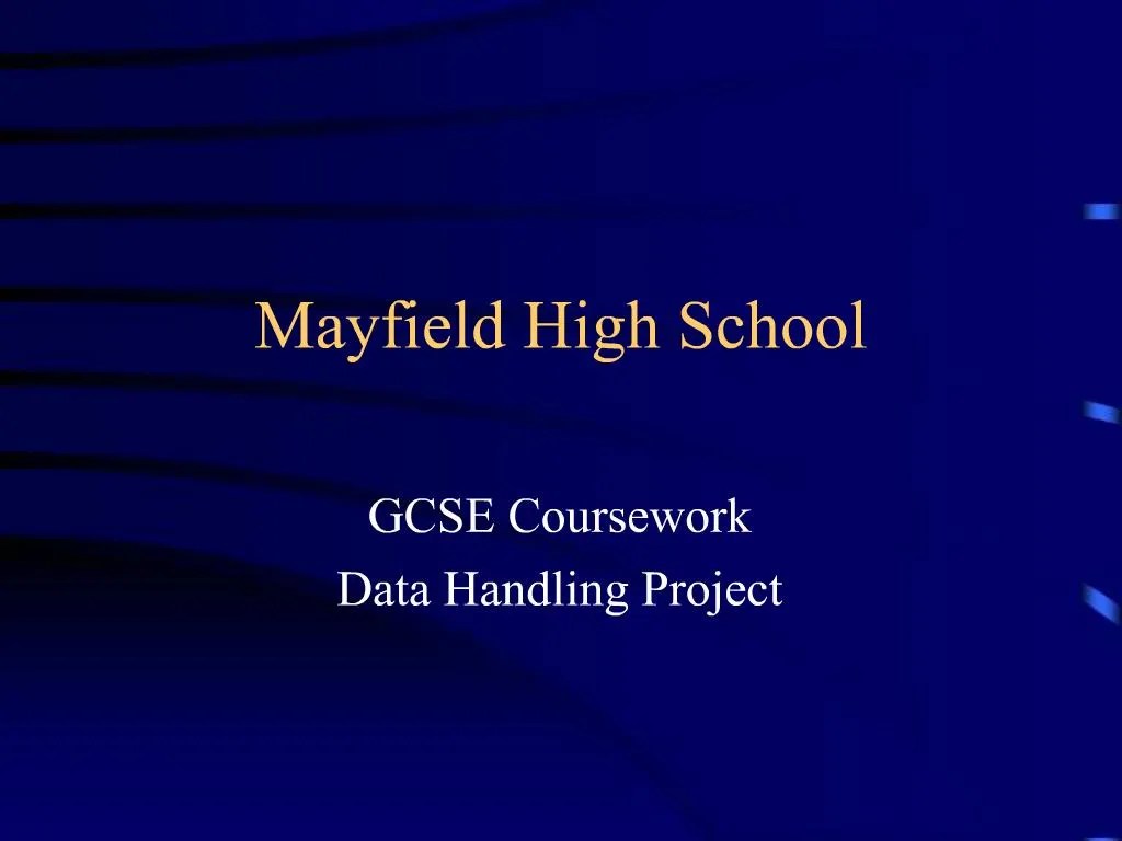 PPT Mayfield High School PowerPoint Presentation, free download ID